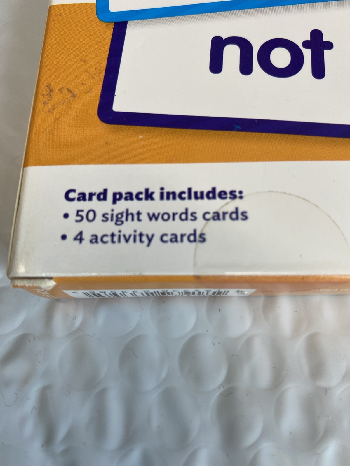 Flash Cards: Sight Words 3.25 x 1 x 6.25 inches Age 4+ Cards 54 English