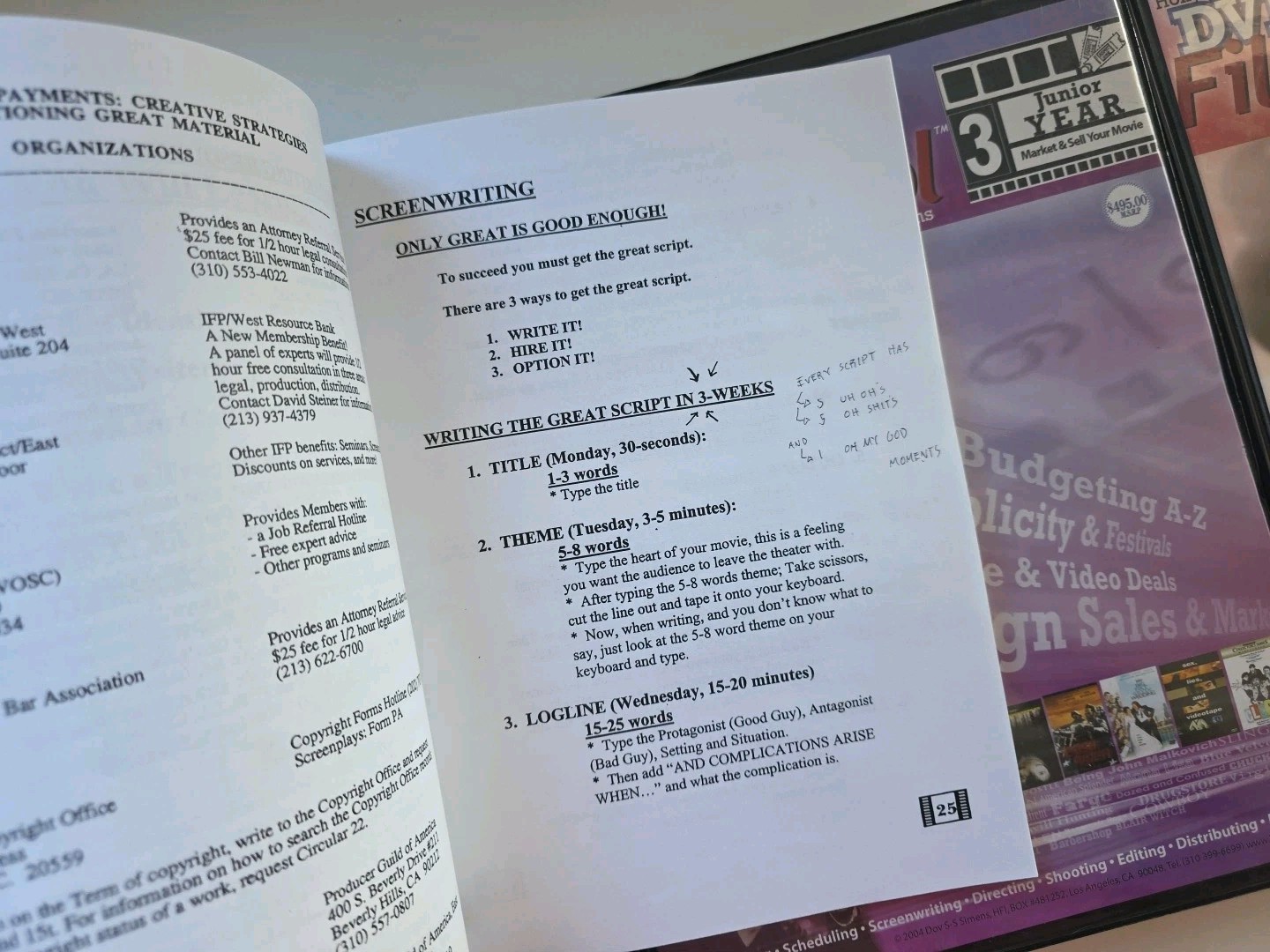 LOT Hollywood Film Institute’s DVD School Course Dov S-S Simens 1 3 4 Class