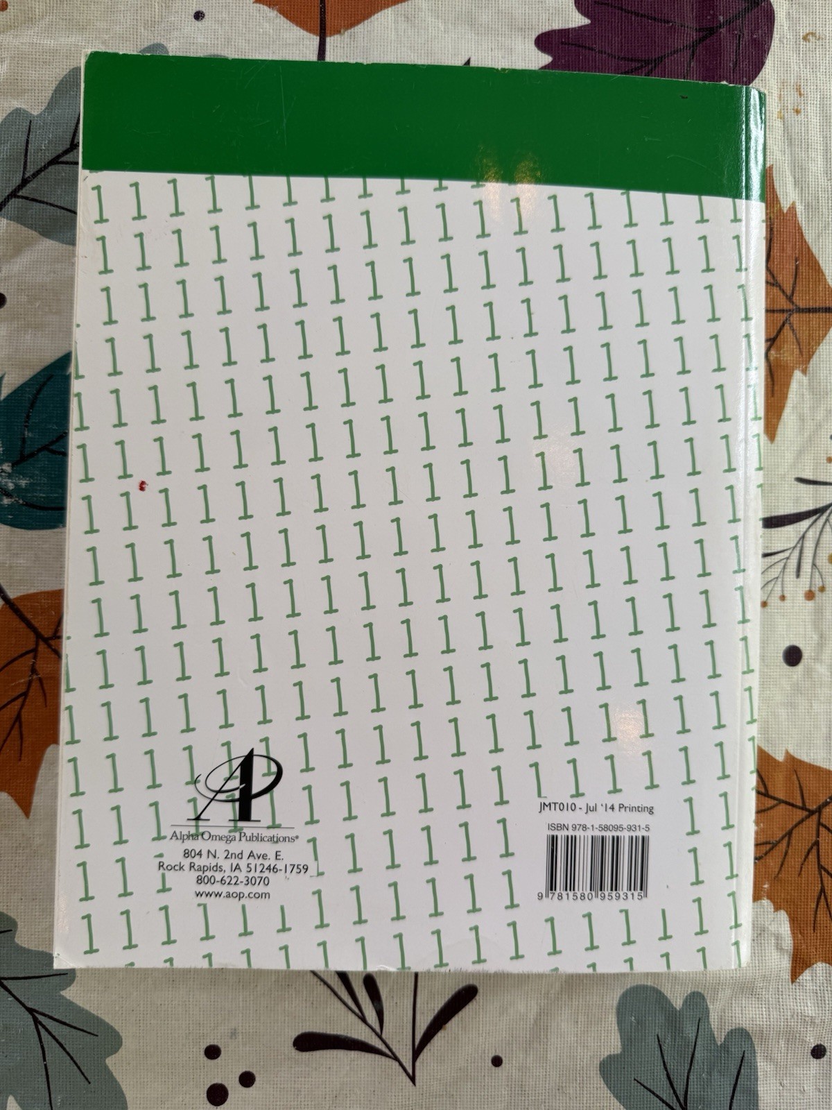 Alpha Omega Horizons Math Teacher’s Guides K-3 Lot Paperback 2012 Good
