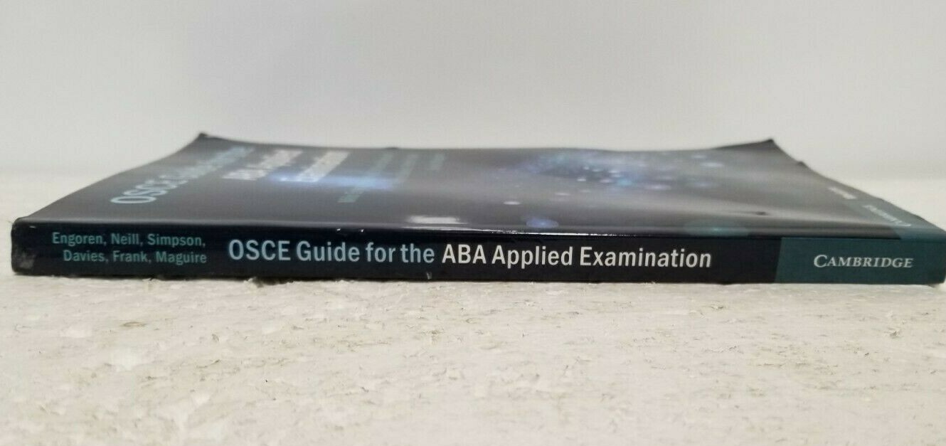 OSCE Guide for ABA Applied Examination – CAMBRIDGE – MEDICINE