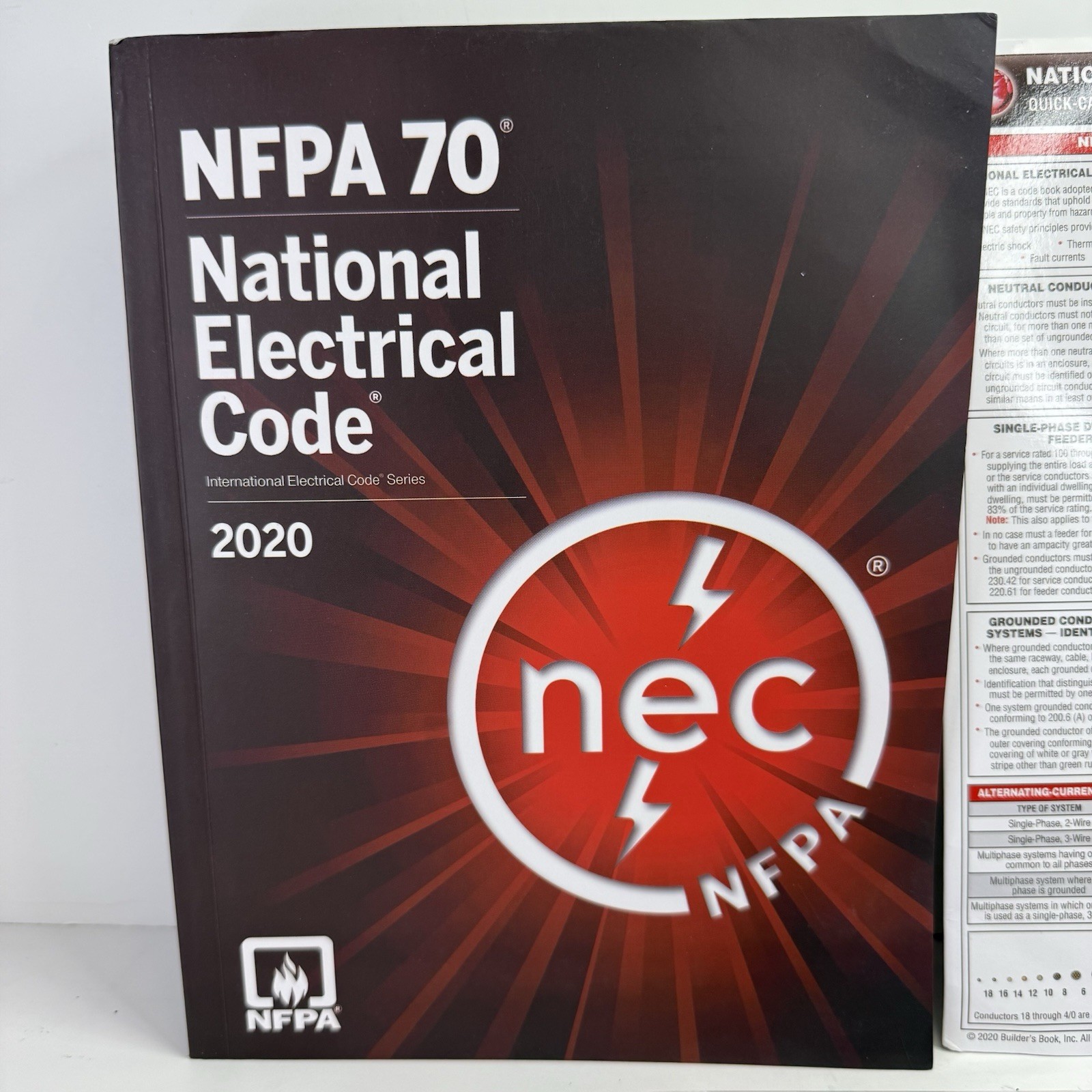 NFPA 70 National Electrical Code 2020 Edition Paperback with Index Tabs NEW