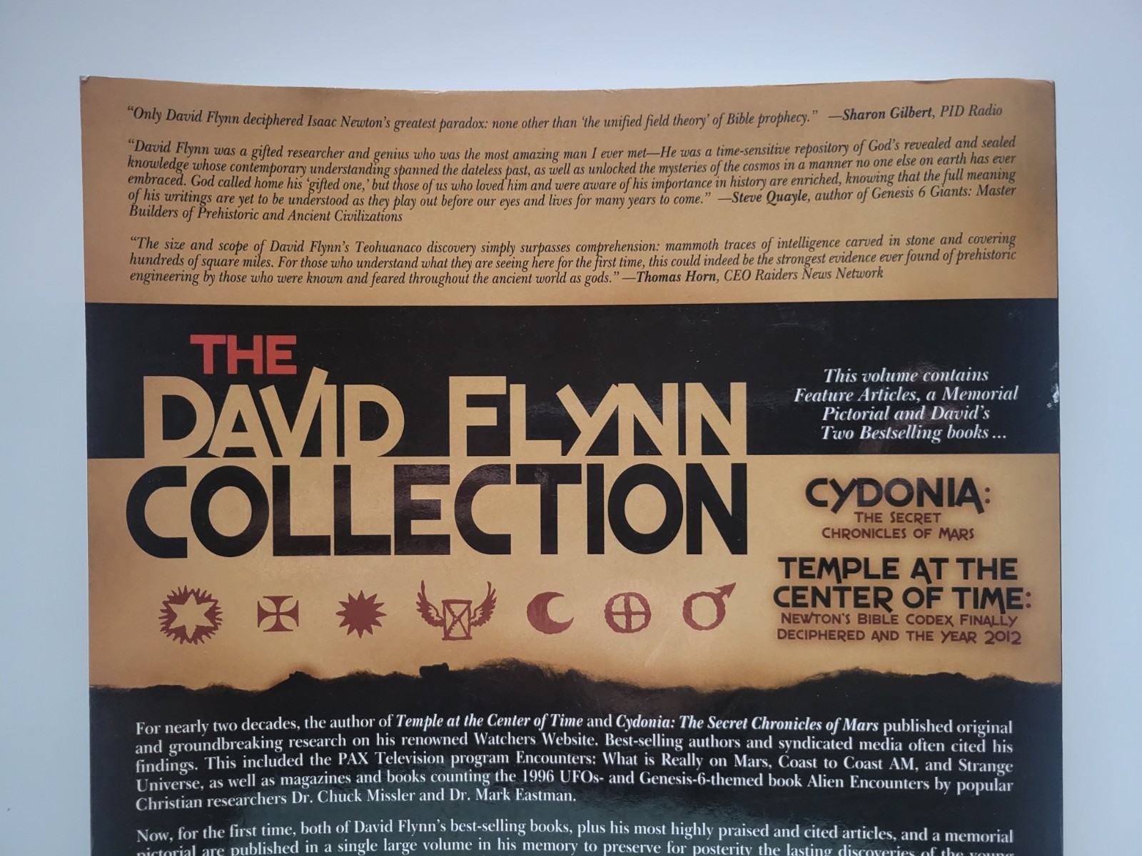 THE DAVID FLYNN COLLECTION TEMPLE AT CENTER OF TIME CYDONIA SECRET CHRON OF MARS