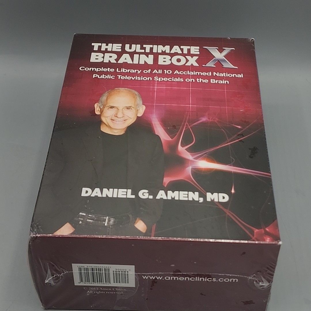 The Ultimate Brain Box X – 10 DVDs Brand New Sealed by Daniel G. Amen