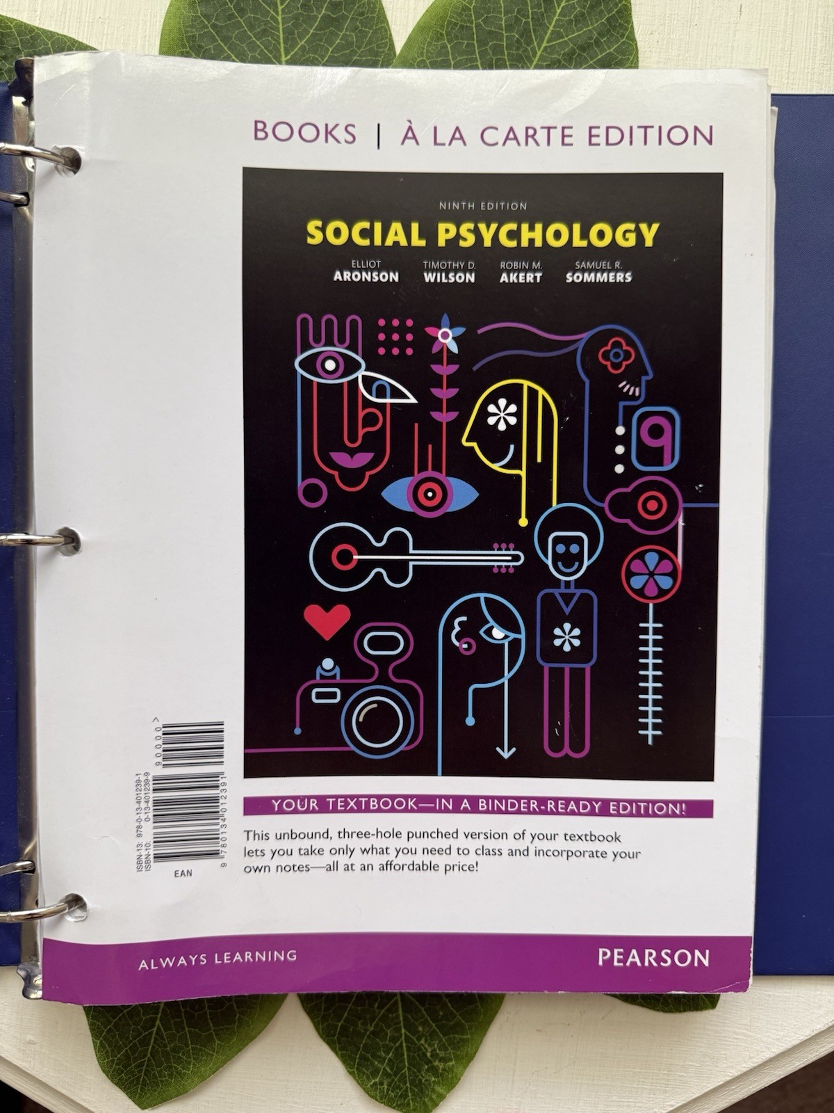 Social Psychology 9th Edition. Loose Leaf. The Send Good. Ships Free.