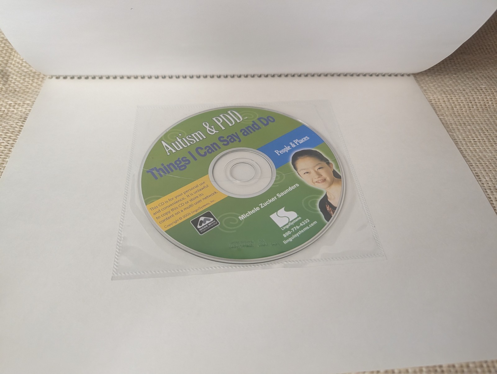 AUTISM & PDD: THINGS I CAN SAY AND DO: PEOPLE & PLACES EUC W/ CD