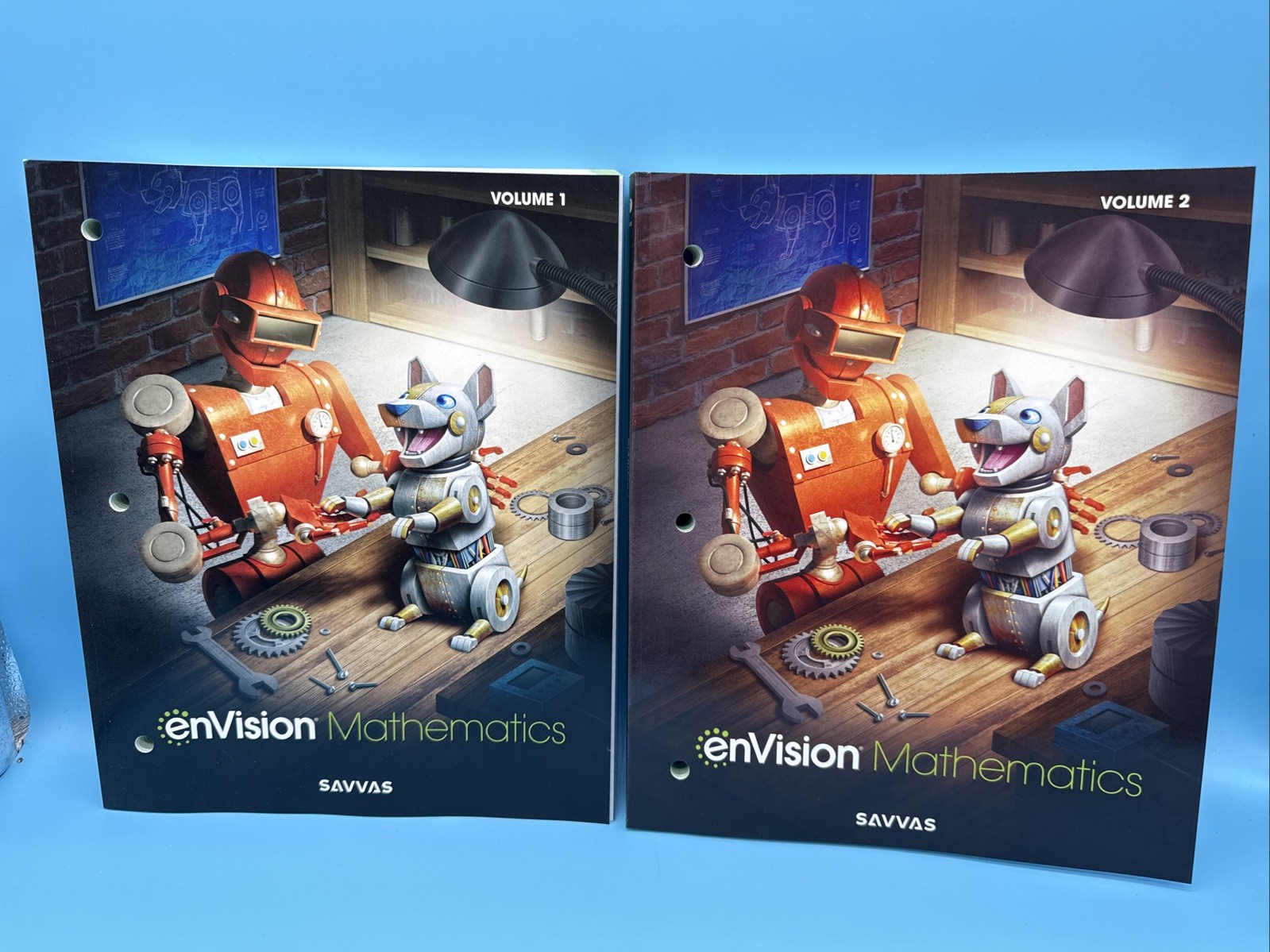 Savvas enVision Mathematics Grade 7 Student Volume 1 & 2 – 7th Grade Math NEW