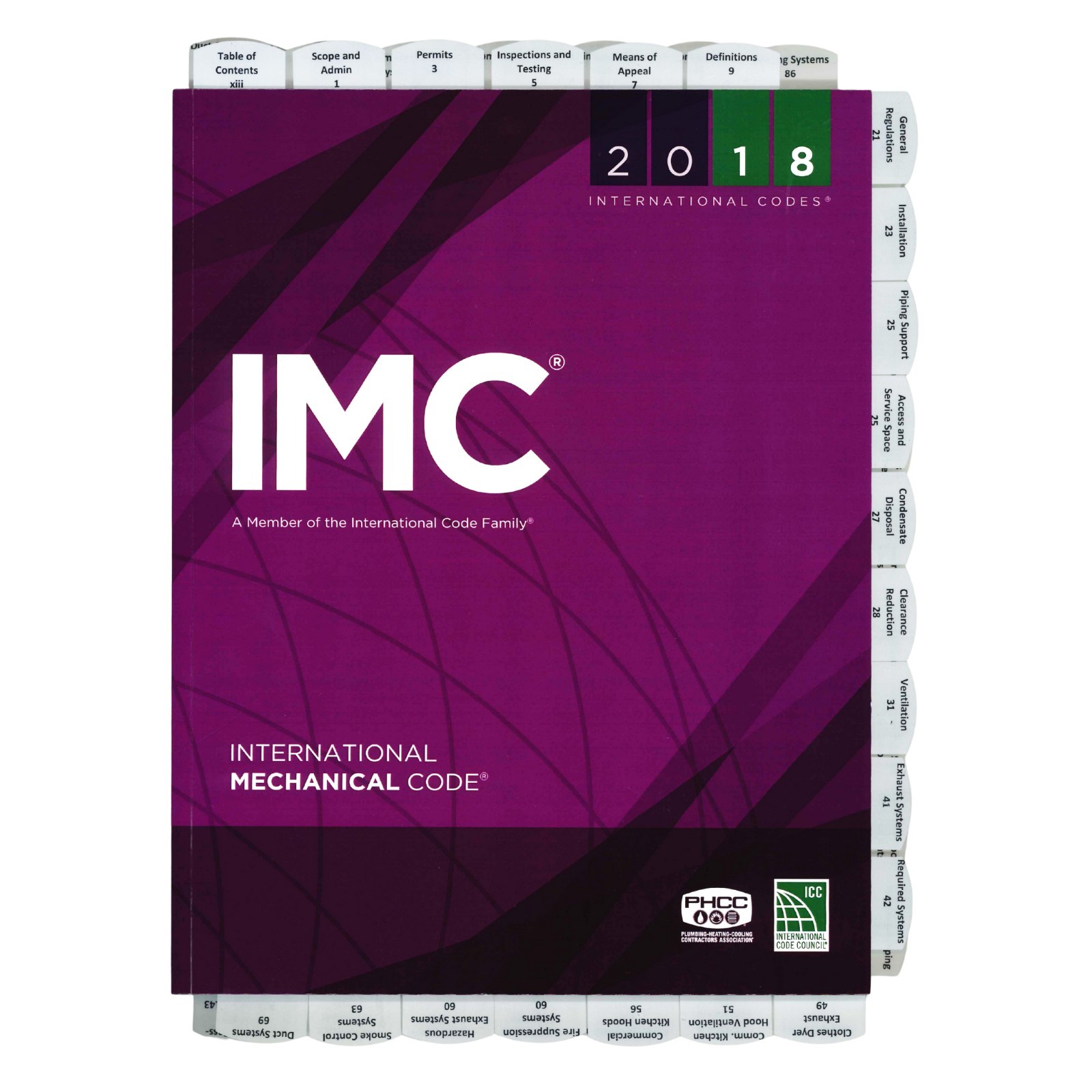 Highlighted and Tabbed – 2018 International Mechanical Code – Paperback