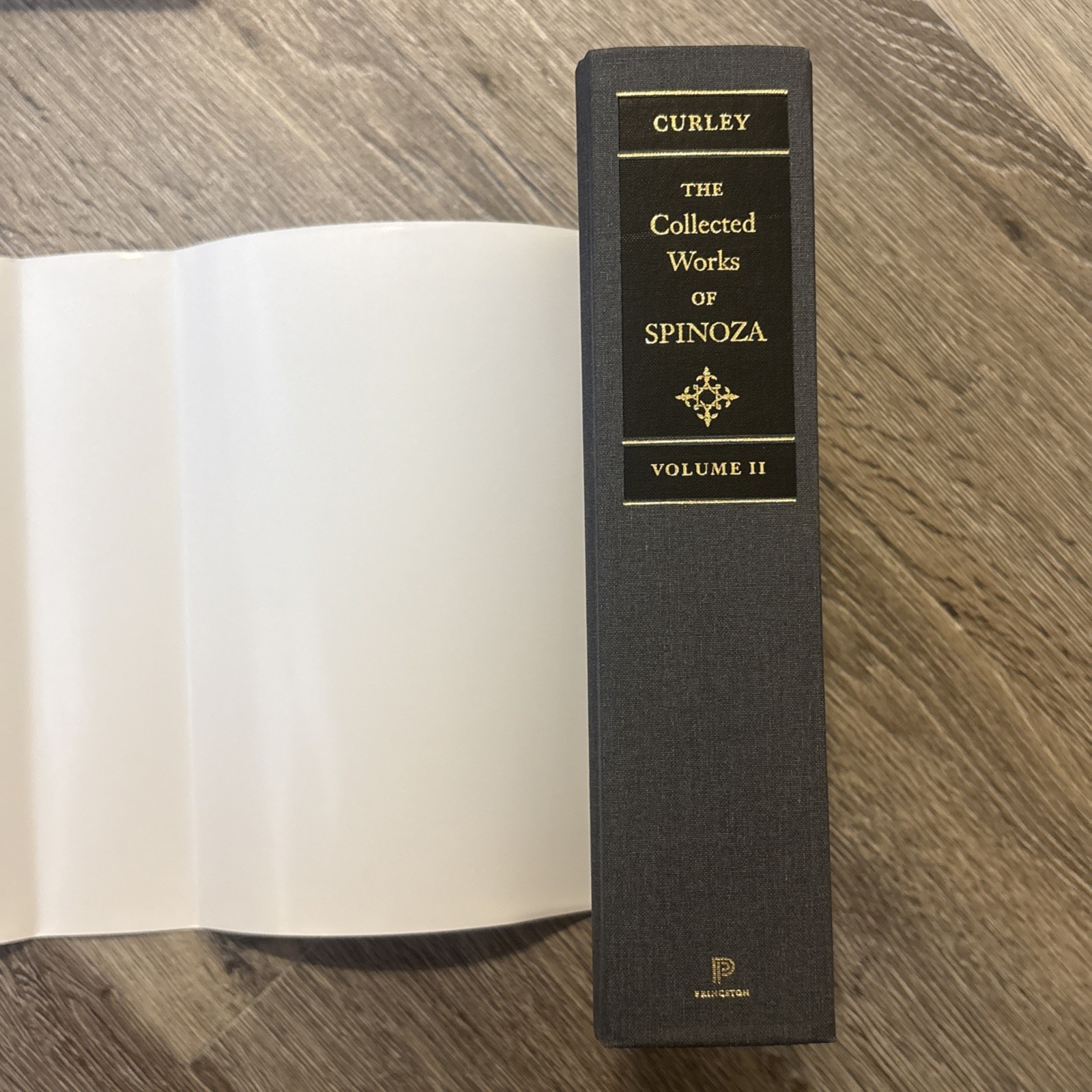 The Collected Works of Spinoza, Volume I & II Philosophy Lot of 2 Edwin Curley