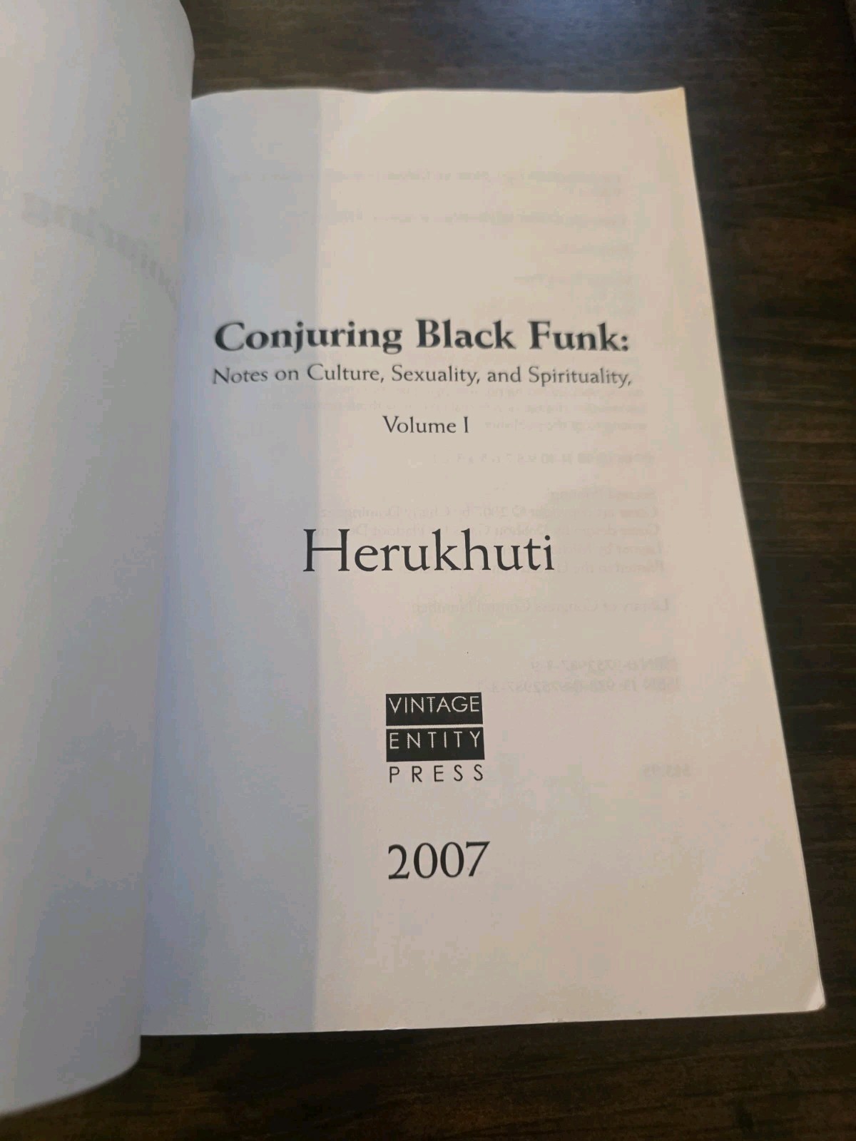 Conjuring Black Funk : Notes on Culture, Sexuality and Spirituality by Herukuti