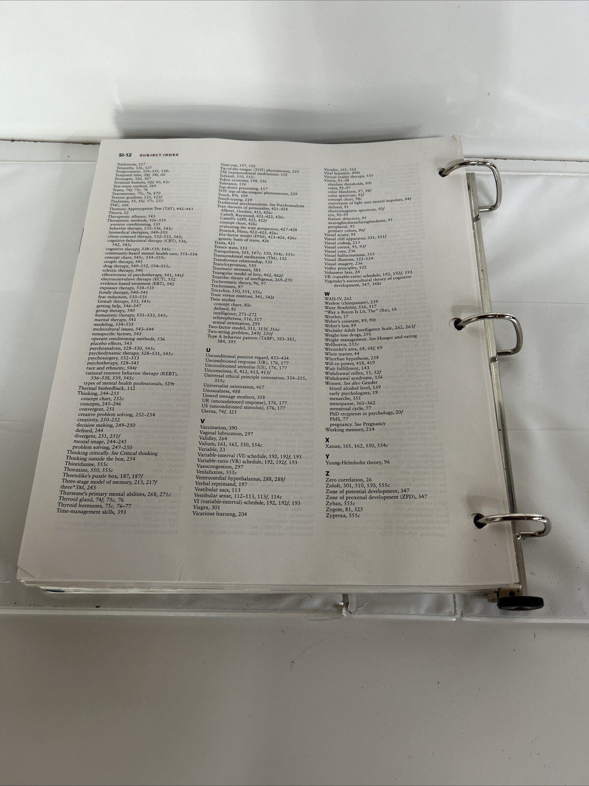 Essentials of Psychology: – Loose Leaf Bound 3 Ring Binder, by Jeffrey S Nevid
