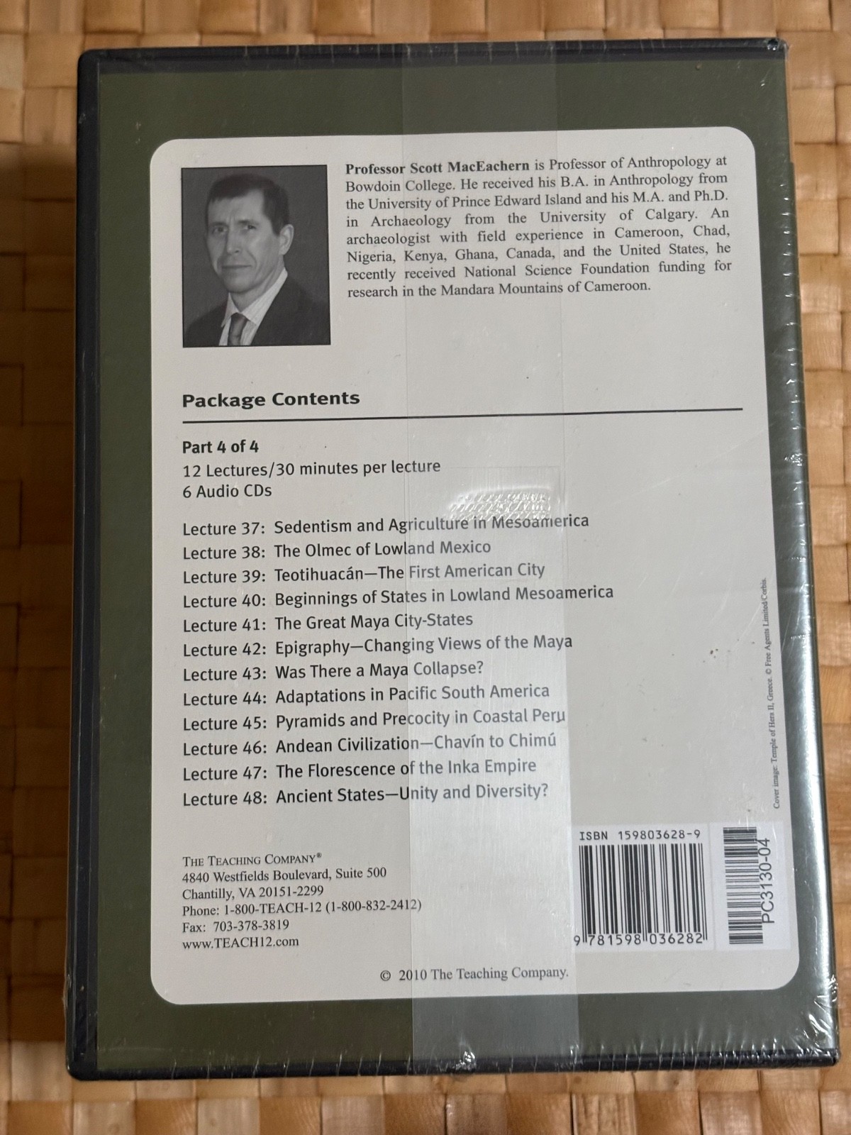 The Great Courses, Origins of Great Ancient Civilizations – 6 CDs & Guidebook