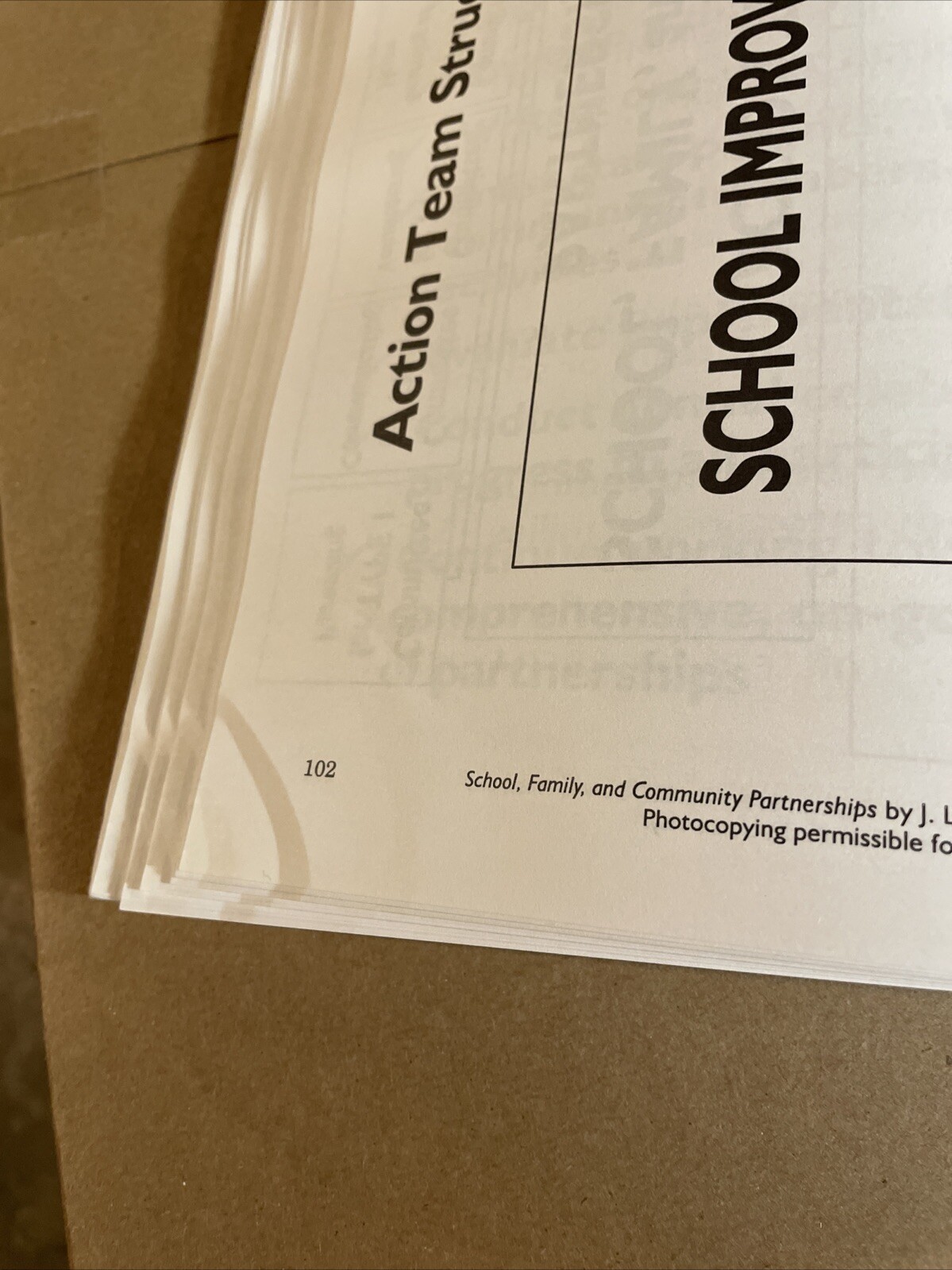 School Family And Community Partnerships Your Handbook For Action by Epstein