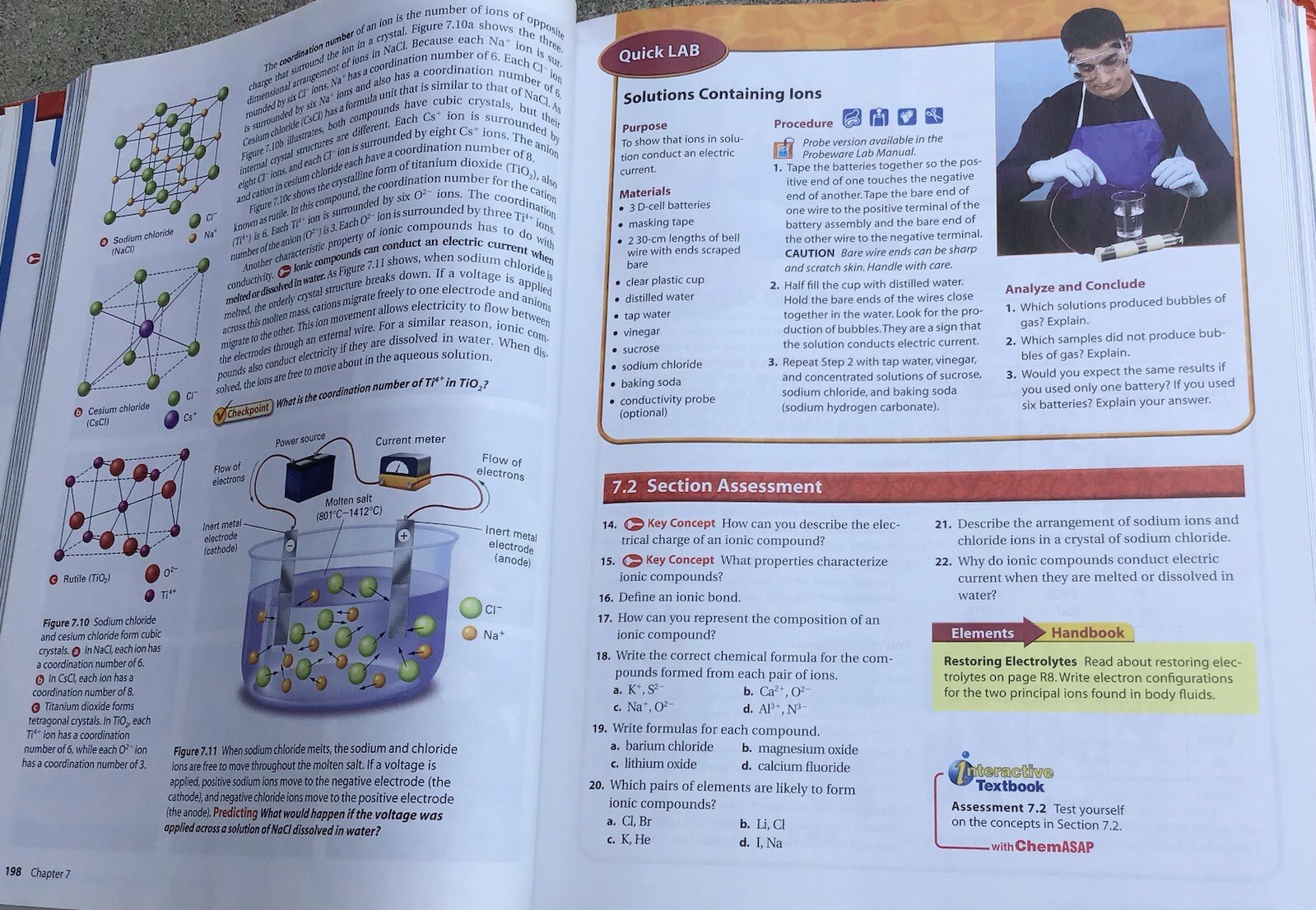10th Grade 10 High School Chemistry Teacher Tests Wilbranham Prentice Hall Set