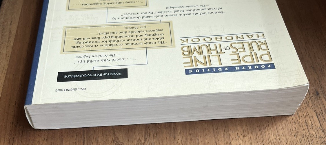 Pipeline Rules of Thumb Handbook Fourth Edition McAllister