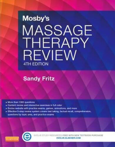 Mosby’s Massage Therapy Review, 4e – Paperback – VERY GOOD