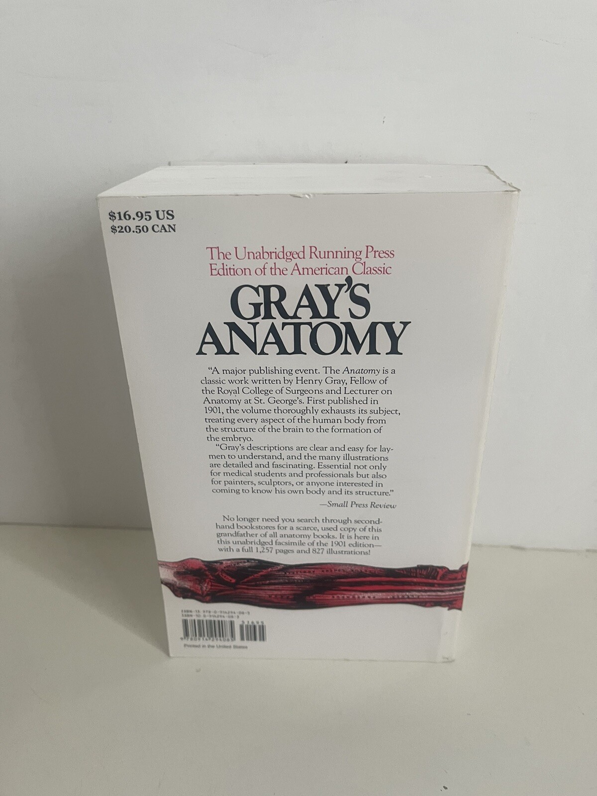 Gray’s Anatomy : The Unabridged Running Press Edition of the American Classic by