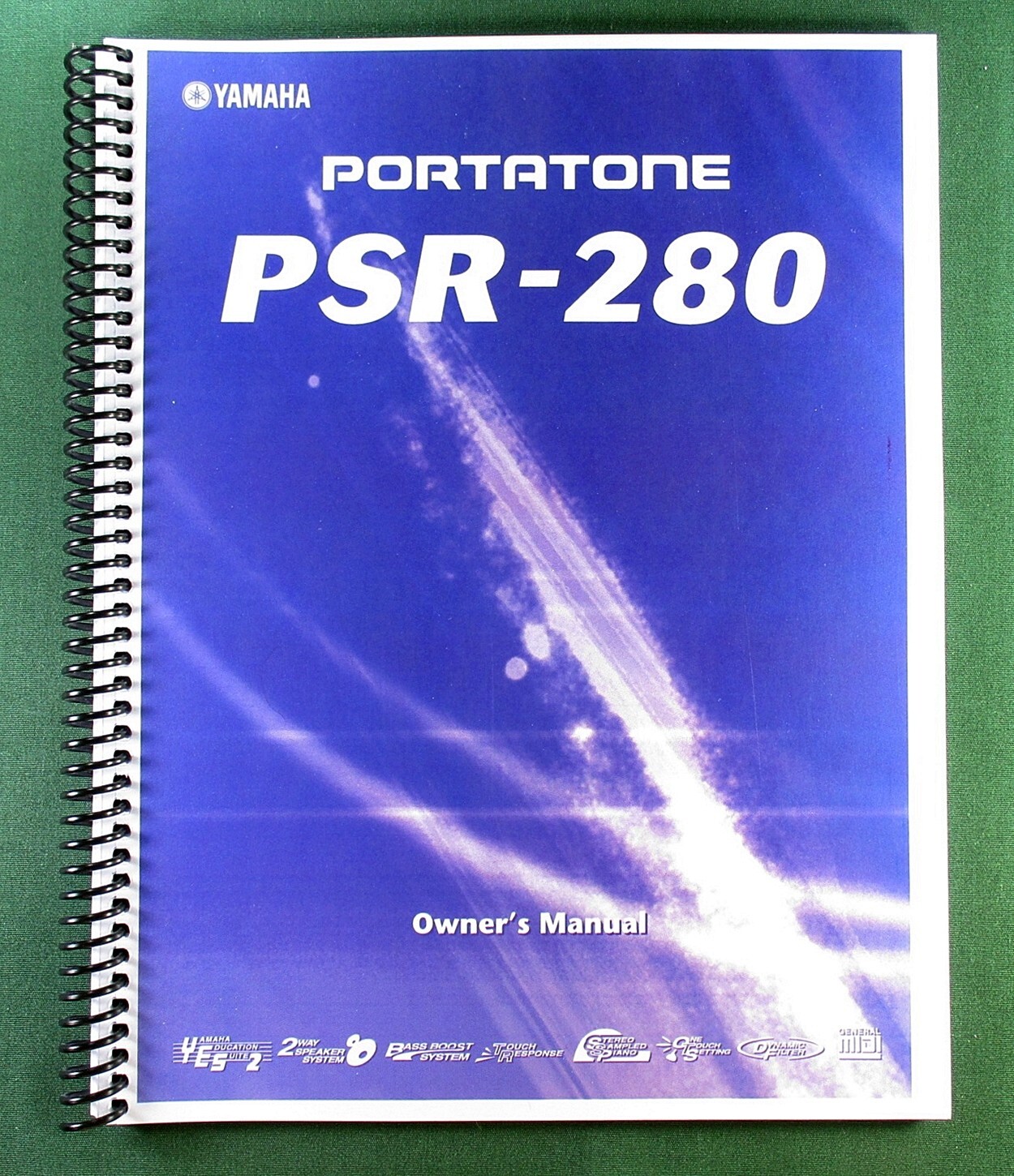 Yamaha PSR-280 Instruction Manual: 92 Pages & Protective Covers!