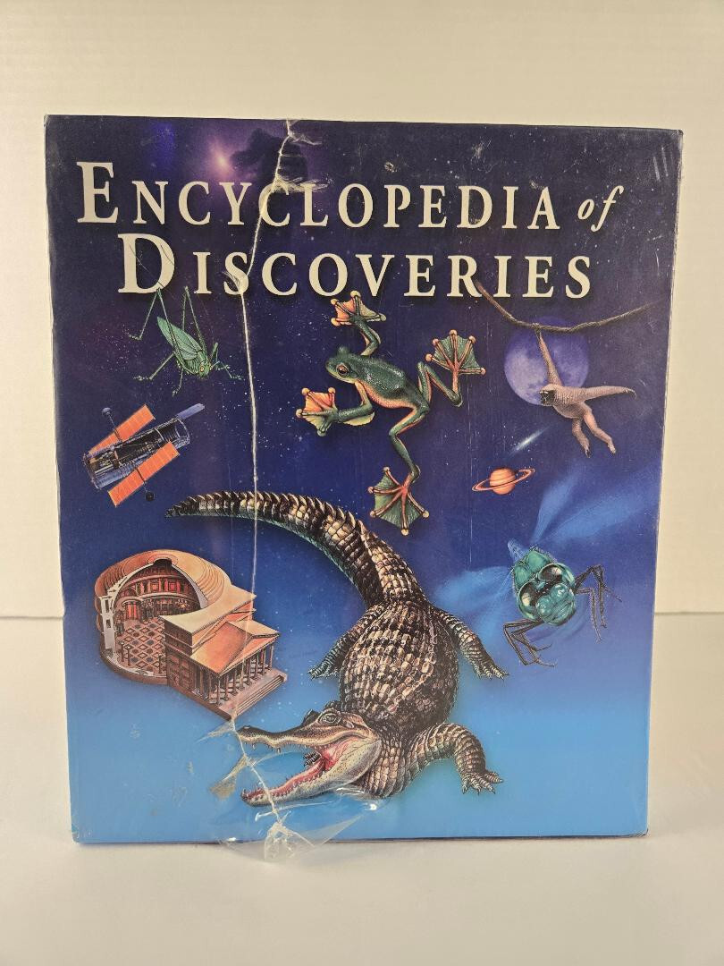 ENCYCLOPEDIA of DISCOVERIES 4-BOOK-BOX SET (4-Vol set: Nat, Sci & Hist, Reptile)