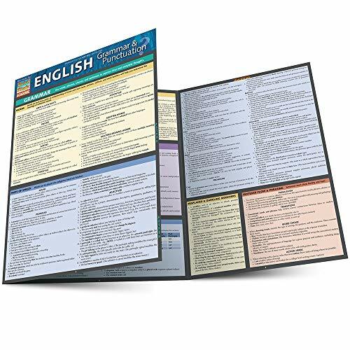 English Grammar & Punctuation (Quick Study Academic) by Evans-Marshall New^;