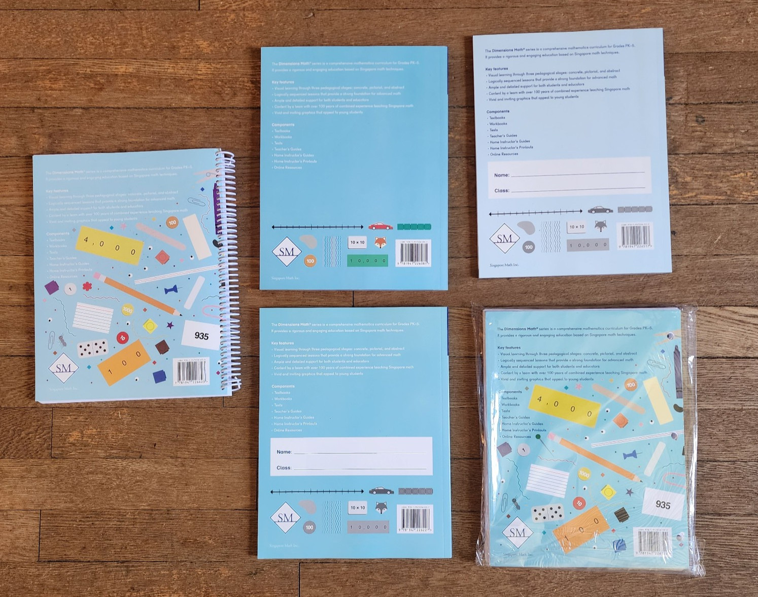 DIMENSIONS MATH 3A WITH TEACHERS GUIDE, TEXTBOOK, WORKBOOK, TESTS, PRINTOUTS
