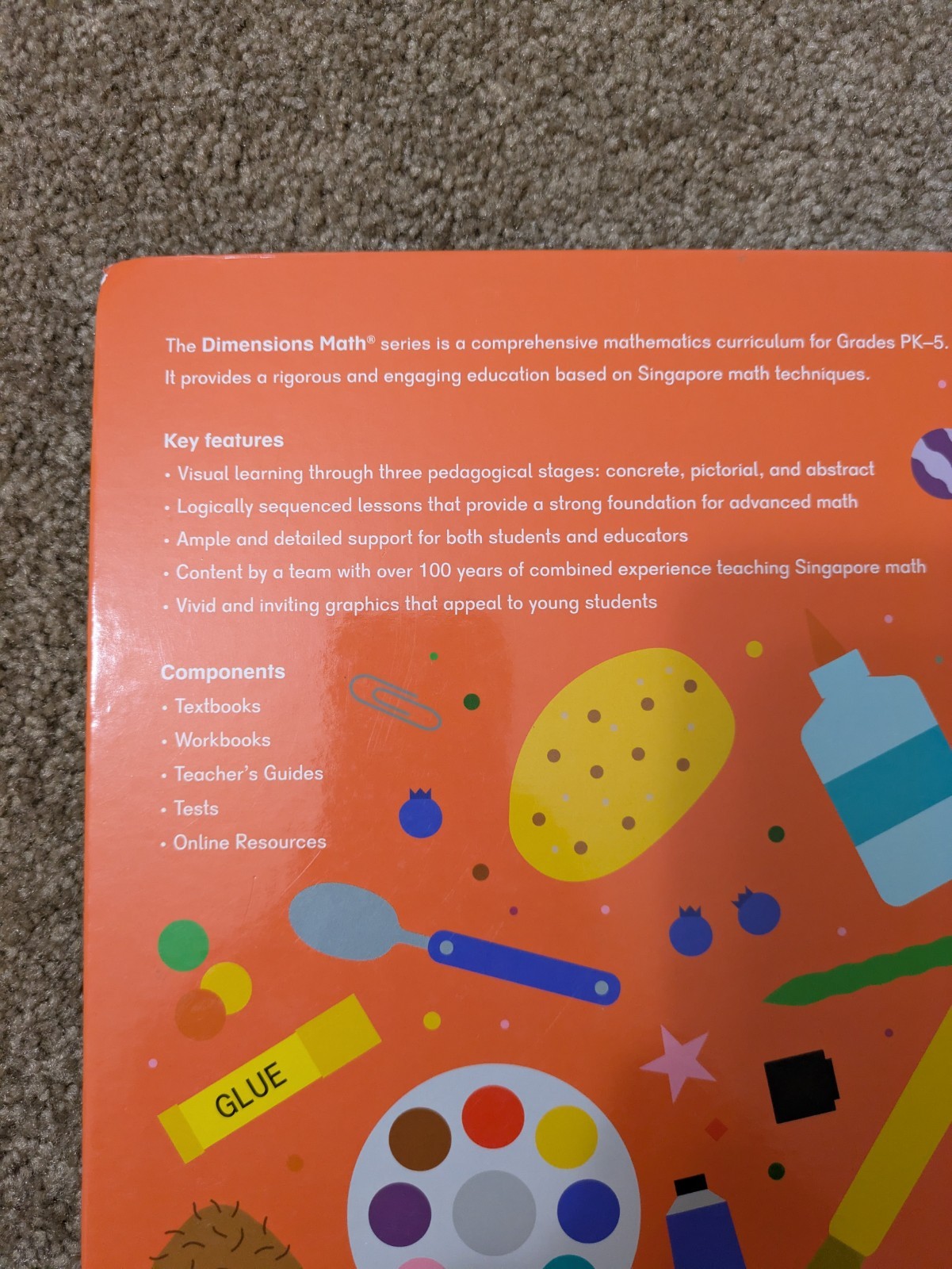 Dimensions Math Teachers Guide PKA – Spiral-bound By Singapore Math Inc – GOOD