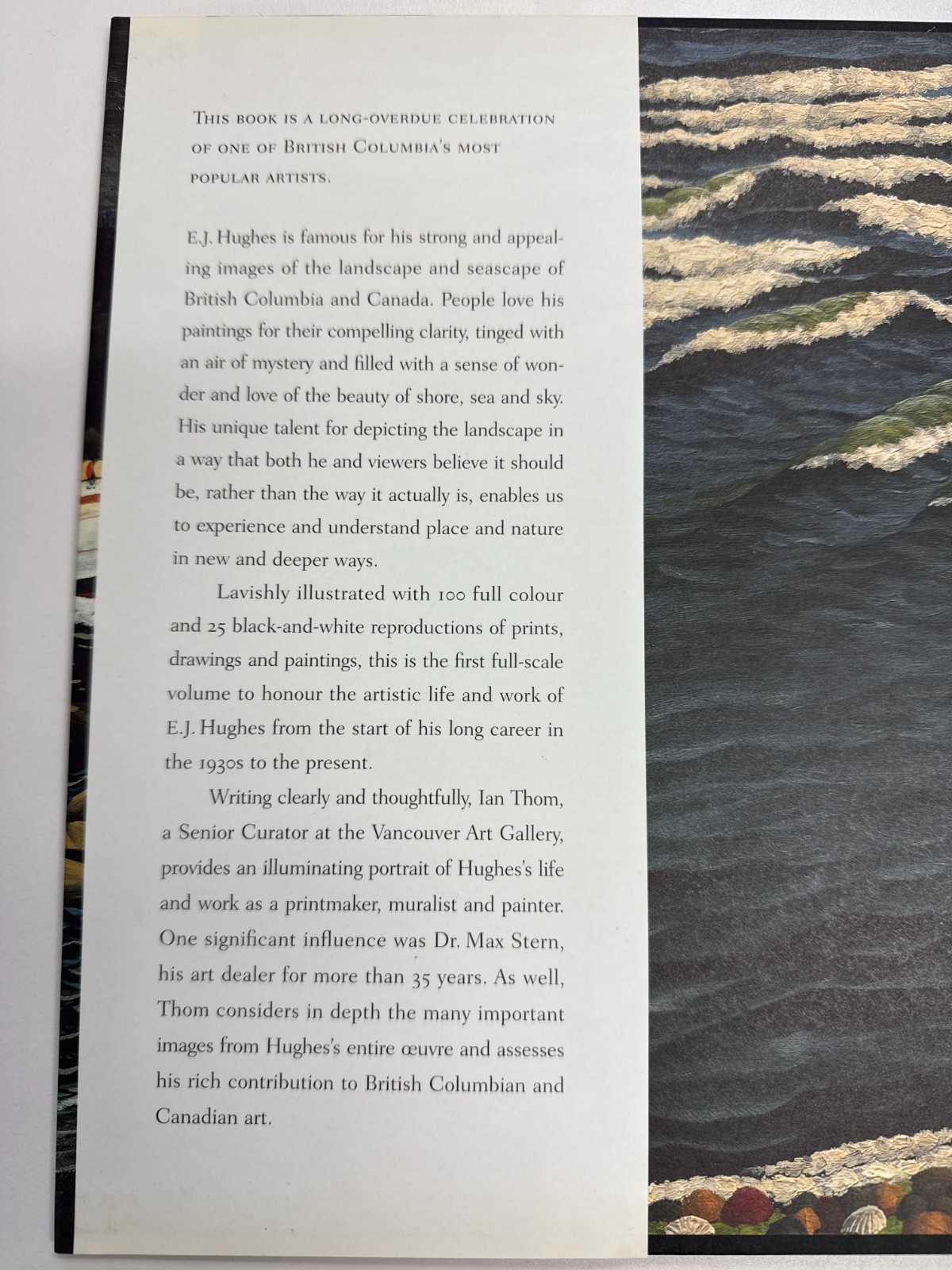 E.J. Hughes Art Book Hardcover British Columbia Canadian Art Illustrated