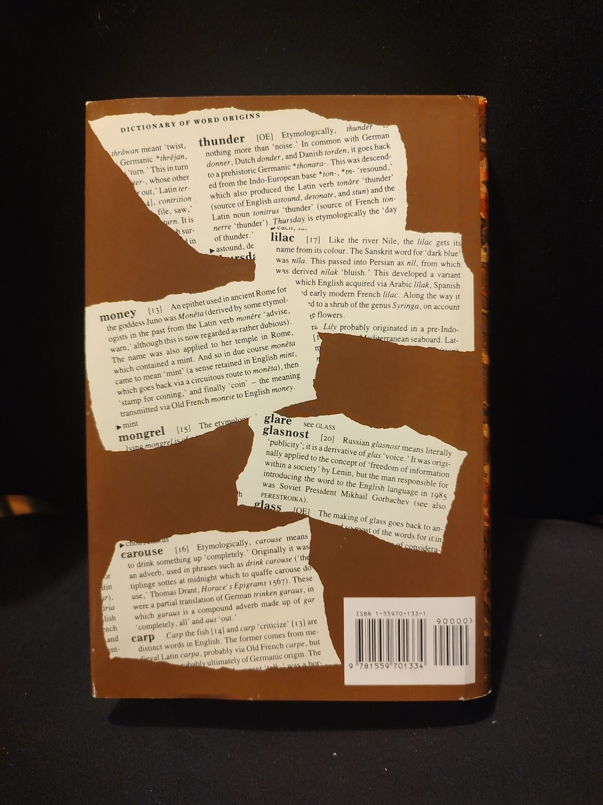 Dictionary of Word Origins by John Ayto (1991)