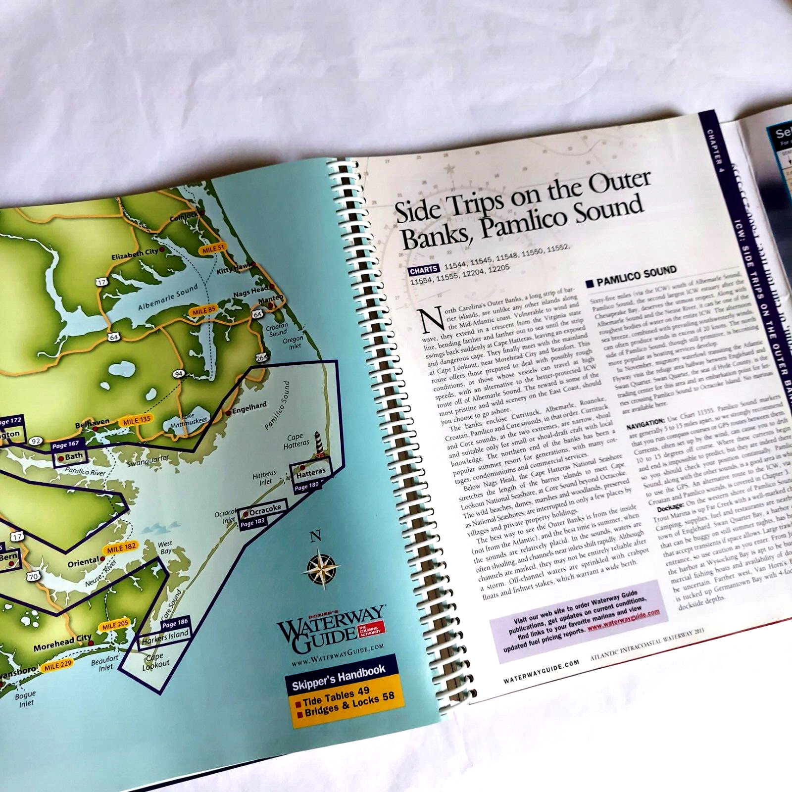Doziers Waterway Guide Atlantic ICW 2013 Boating Soft Cover Spiral Bound