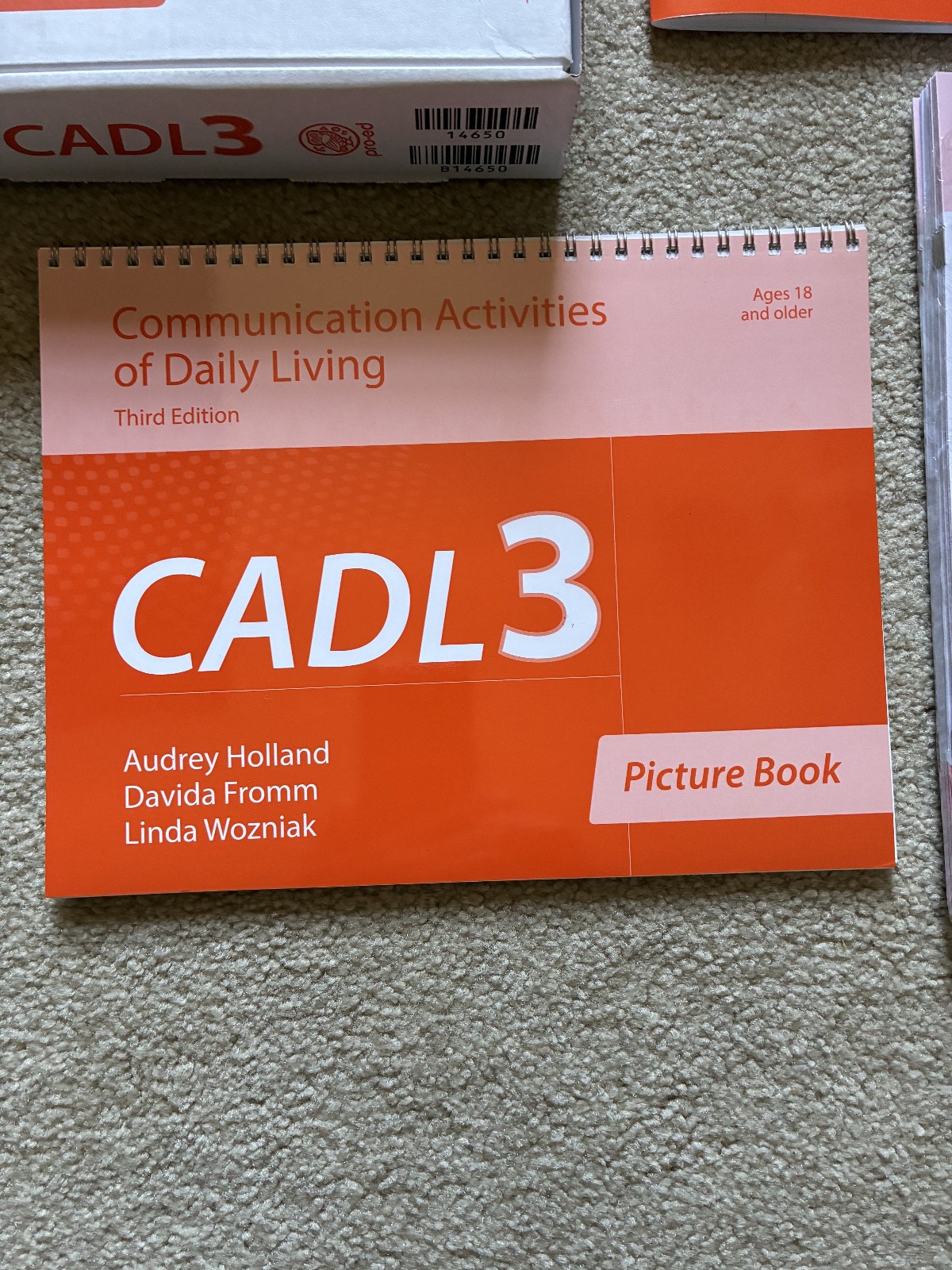 Communication Activities of Daily Living 3rd Edition Kit speech pathology Pro-Ed