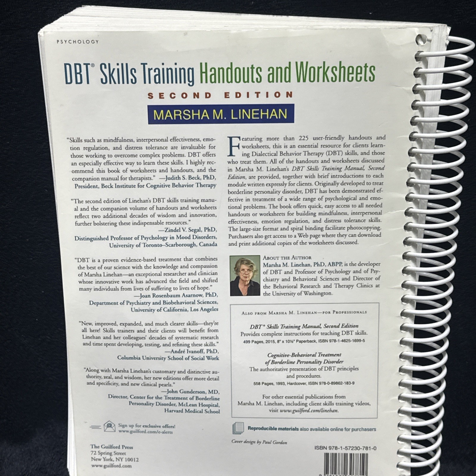 DBT Skills Training Handouts and Worksheets, Second Edition – GOOD