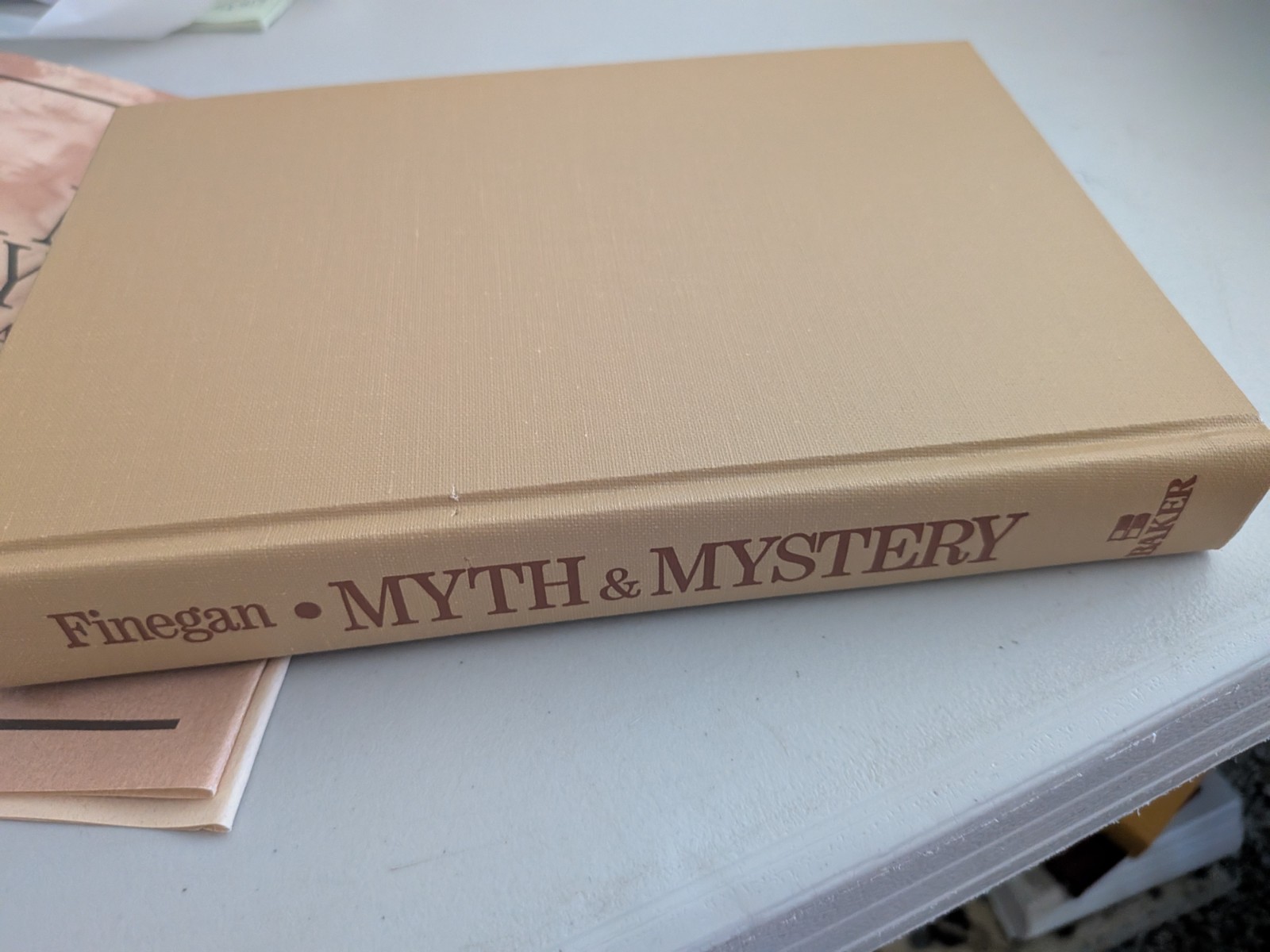 Myth & Mystery, Pagan Religions Biblical World, J Finegan, HC, DJ, Baker BH, VG