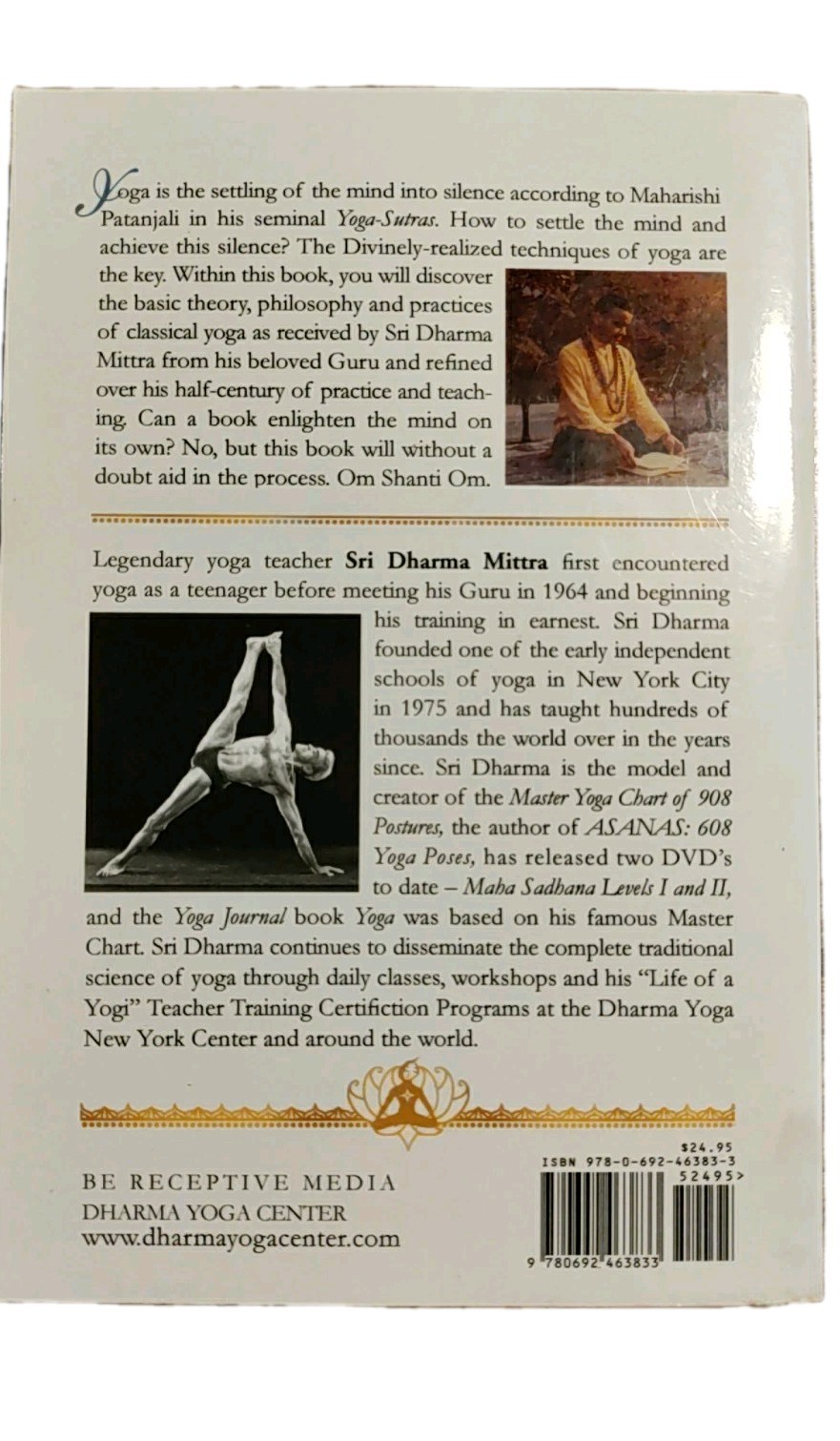 Dharma Yoga Life of a Yogi Teachers’ Manual by Sri Dharma Mittra (2015, Trade…