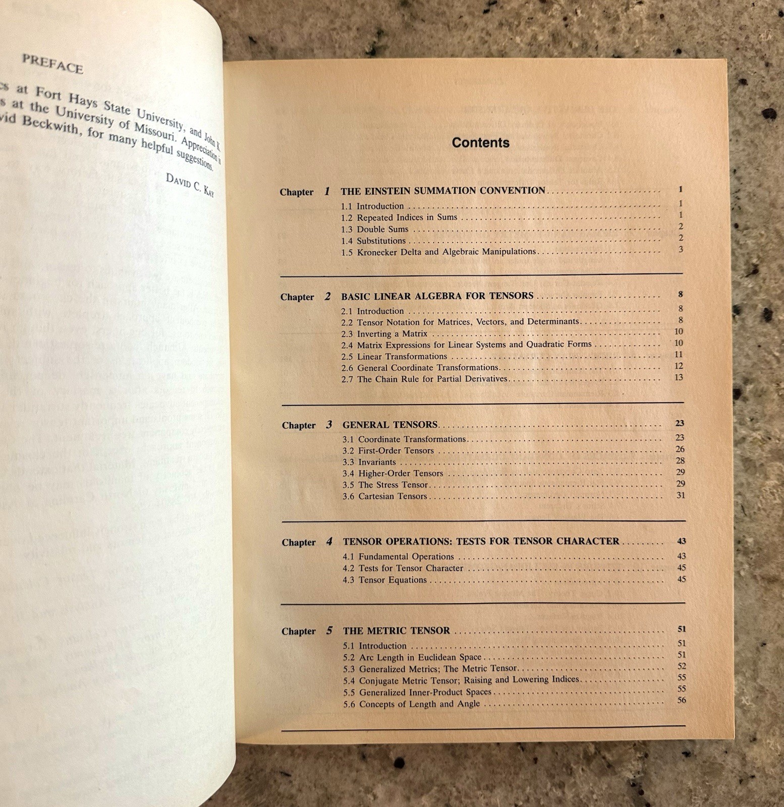 Schaum’s Ser.: Schaum’s Outline of Tensor Calculus by David C. Kay (1988, Trade