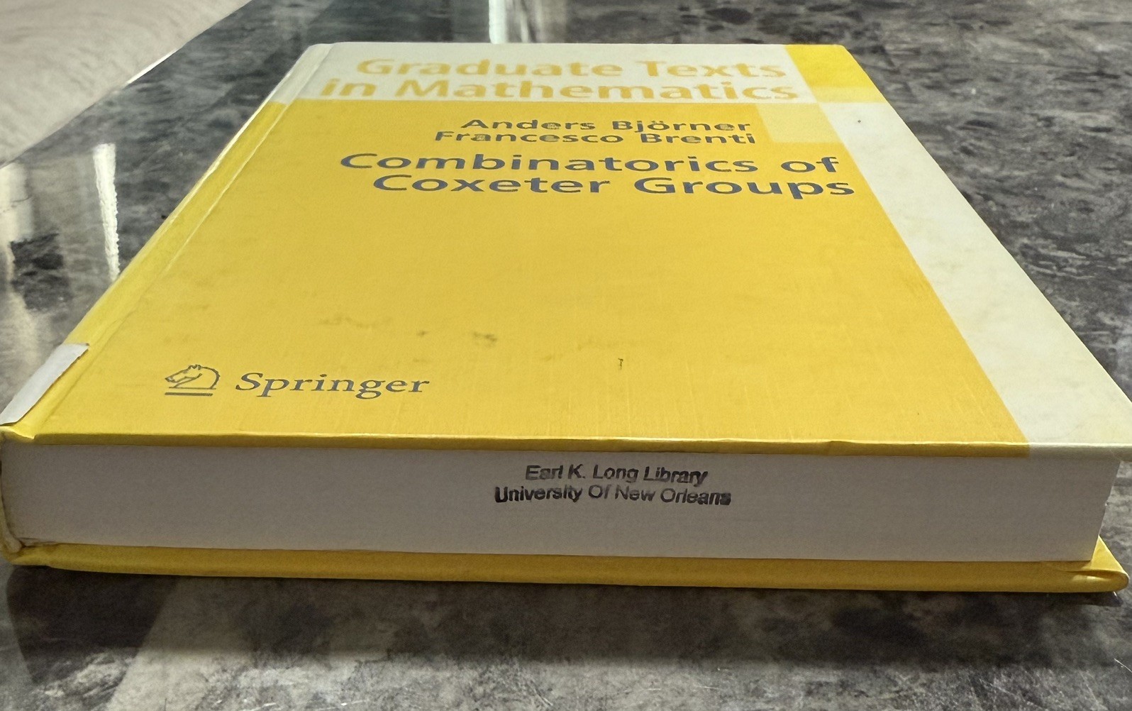 Combinatorics of Coxeter Groups (Graduate Texts in Mathematics, 231), Bjorner, A