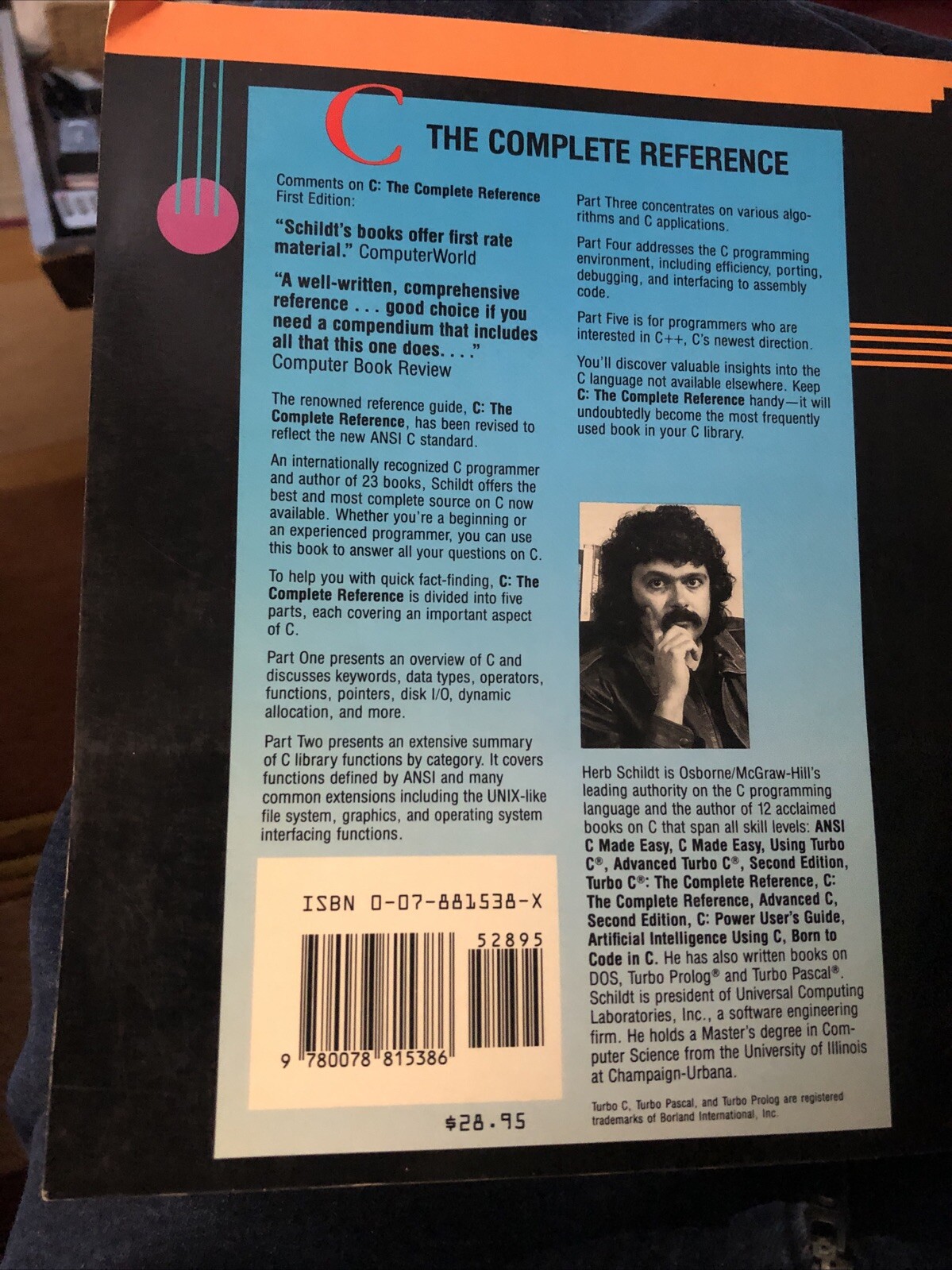 Osborne McGraw-Hill C: The Complete Reference by Schildt, Herbert