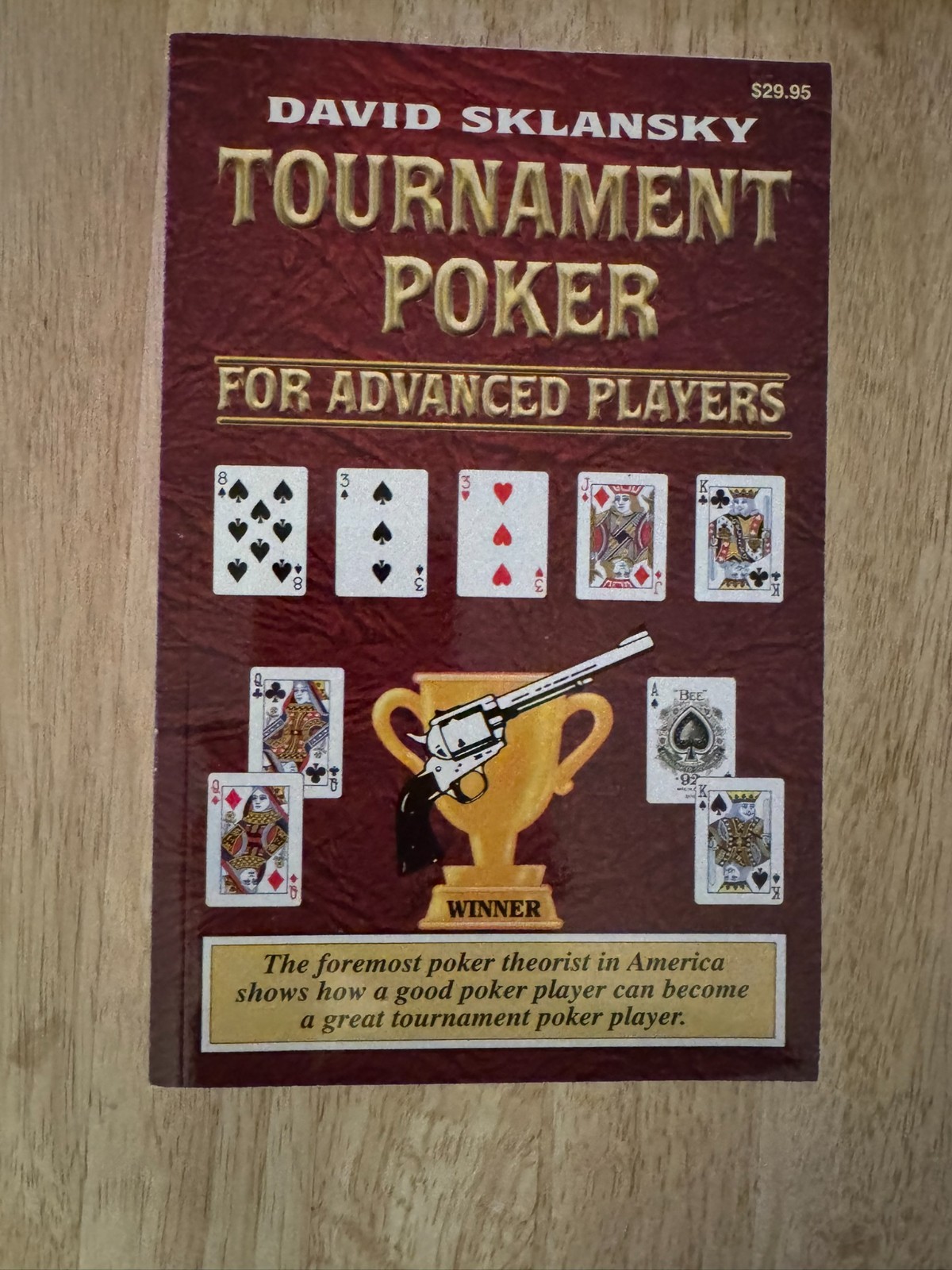 Tournament Poker for Advanced Players Book by David Sklansky