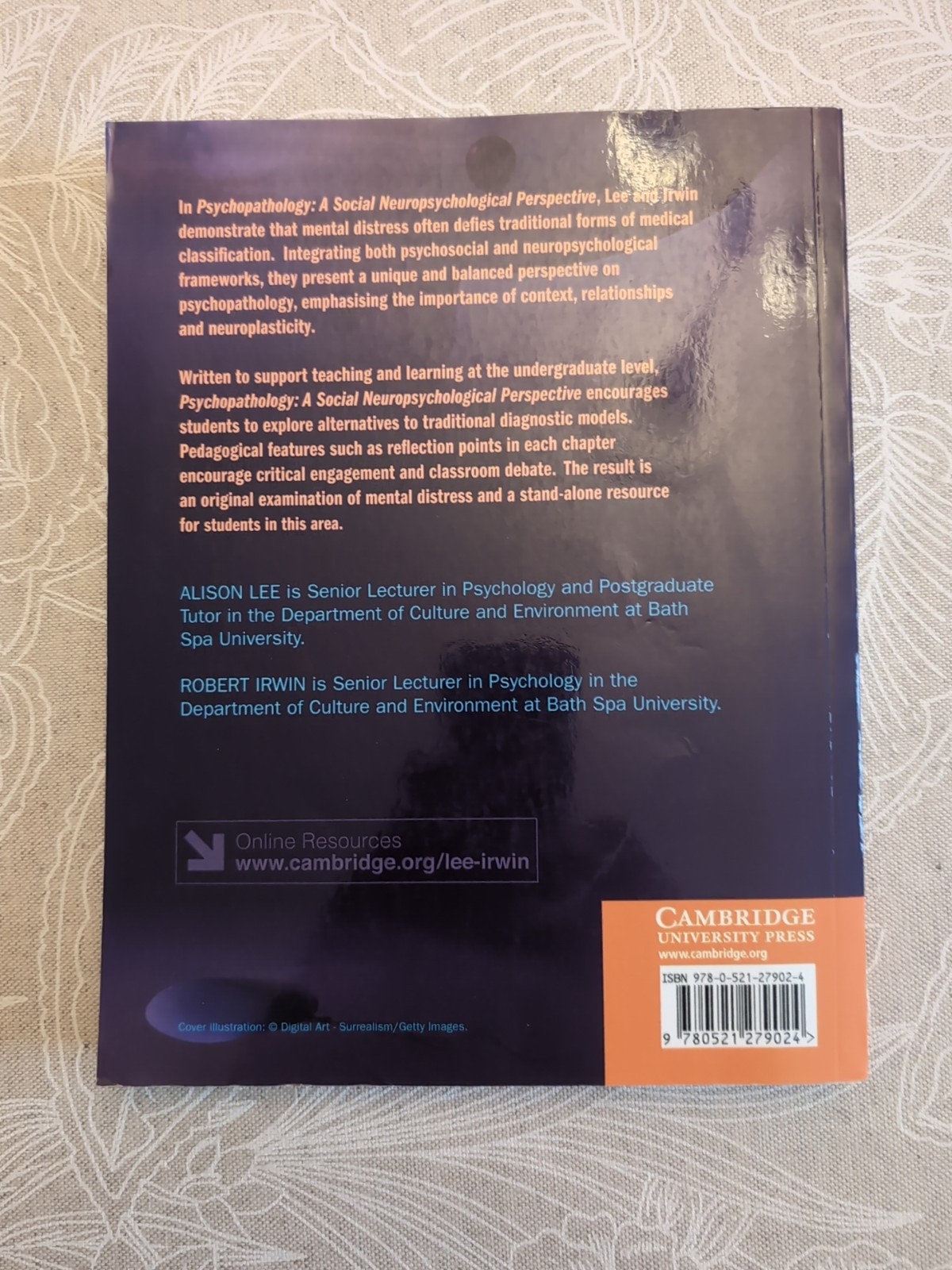 Psychopathology By Alison Lee & Robert Irwin. Paperback.