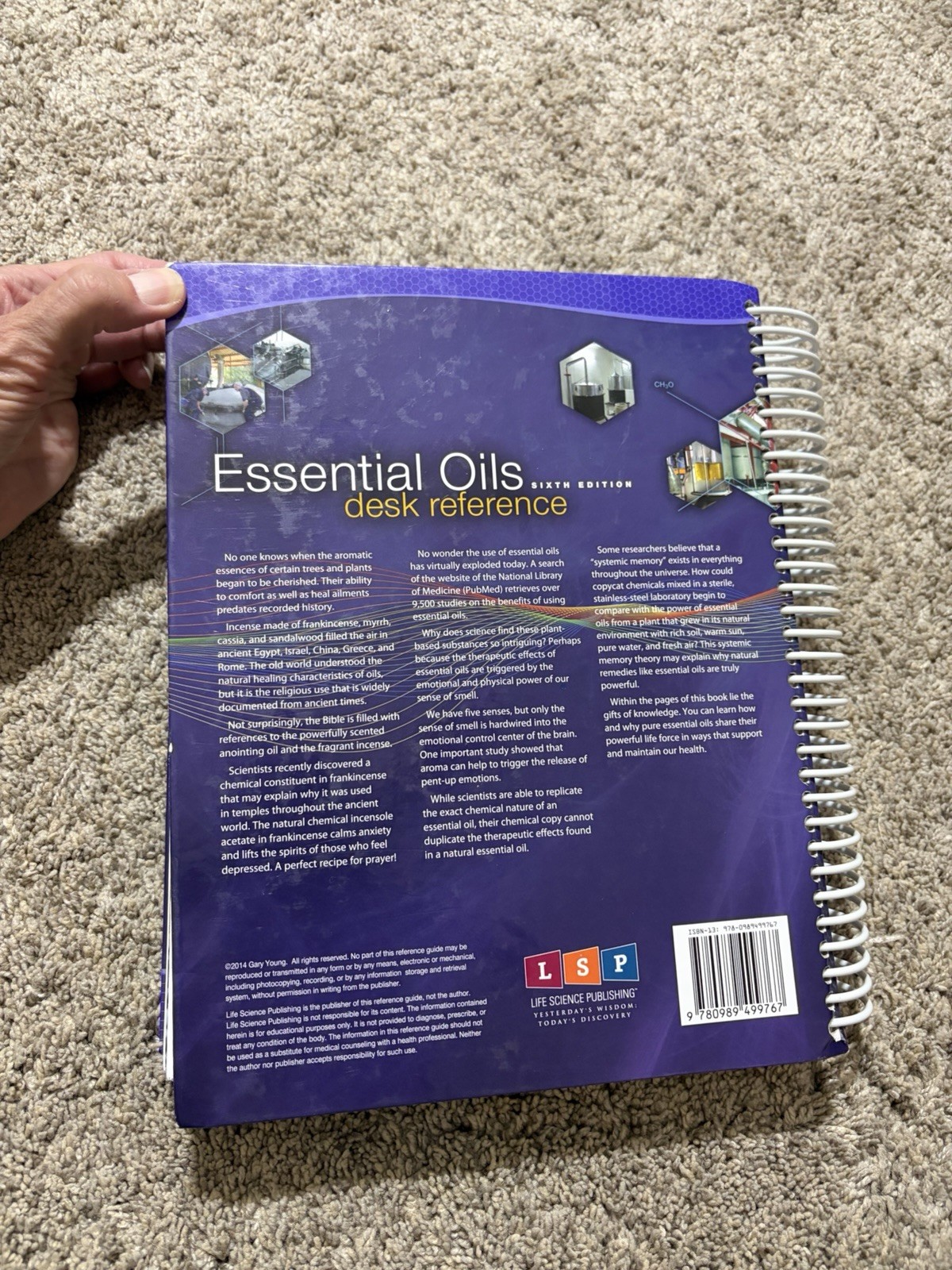 Essential Oils Desk Reference 6th Ed. by Life Science Publ. Hardcover Spiral
