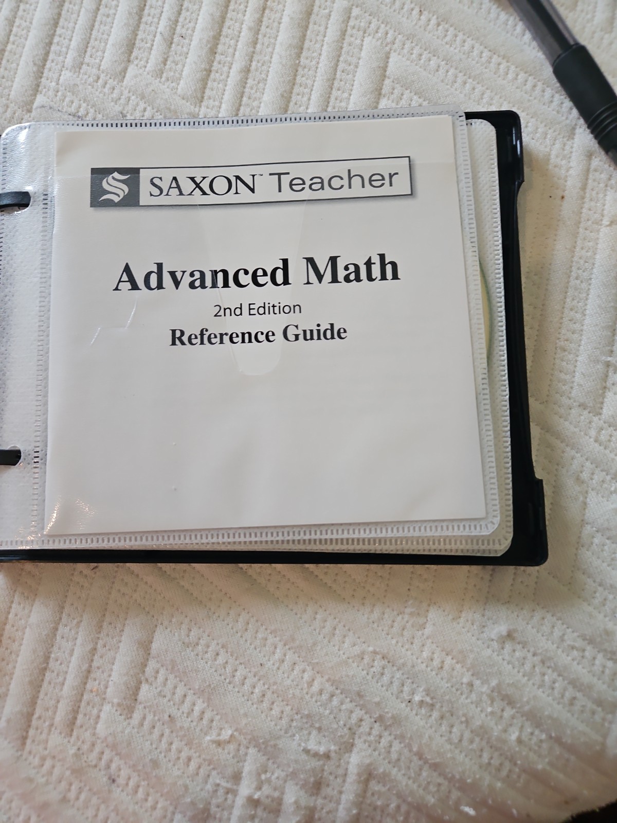 Saxon Advanced Mathematics Second Edition 4 Book Full Set W/Lesson & Test Cd