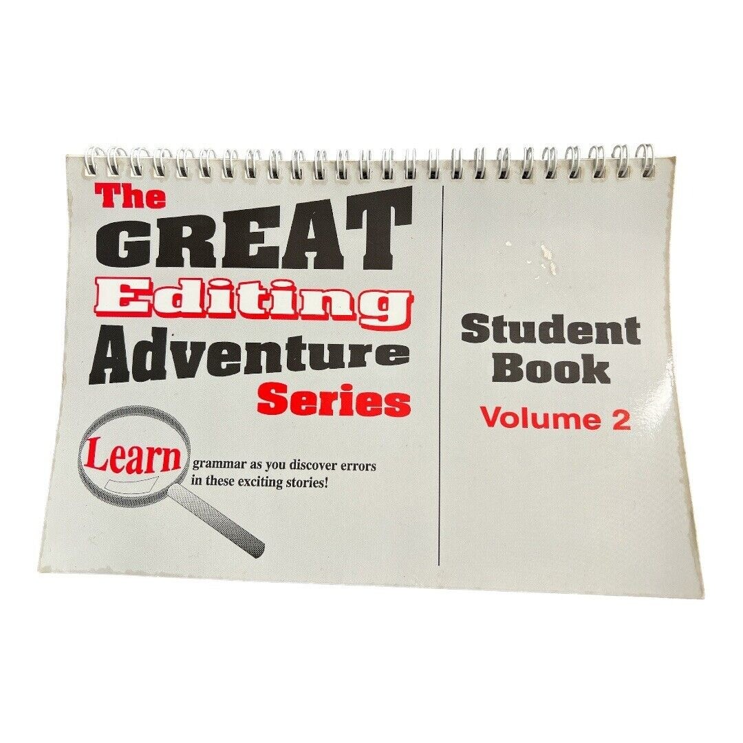 The Great Editing Adventure Student Book Volume 2`4th-6th Grade 1994 F2 03