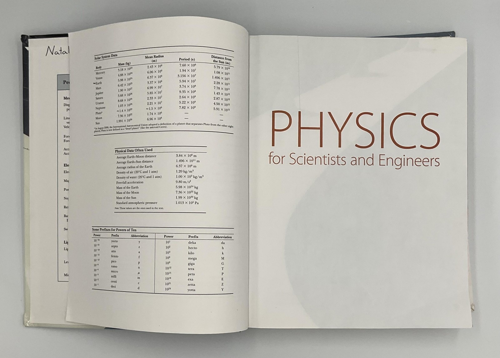Physics For Scientists And Engineers Seventh Edition Serway Jewett HC DJ 2008