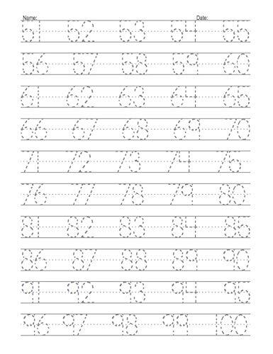 Handwriting Practice Book for Kids Ages 6-10 : Printing Workbook for Grades 1, 2