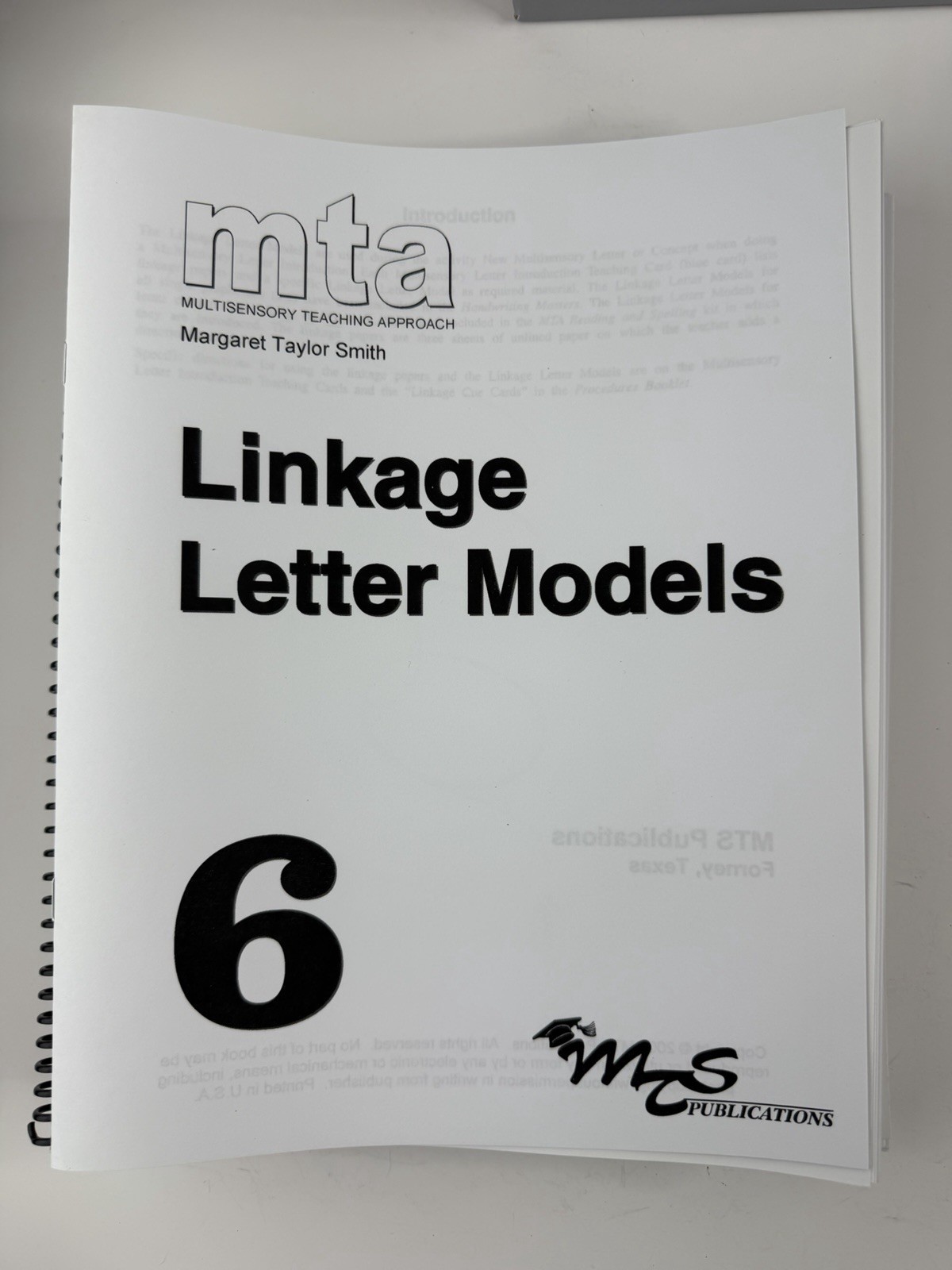KIT: MTA Multisensory Teaching Approach Margaret Taylor Smith Reading Spelling 6