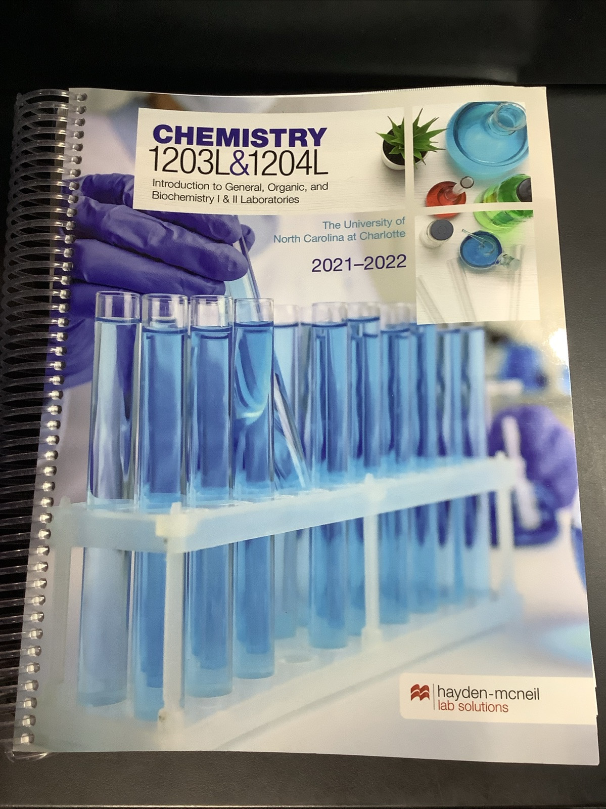 Chemistry 1203L&1204L Intro to General Organic&Biochemistry I & II Laboratories