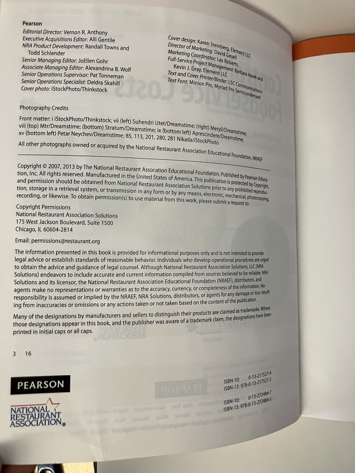Controlling Foodservice Costs 2nd Edition 2013 Trade Paperback VERY GOOD