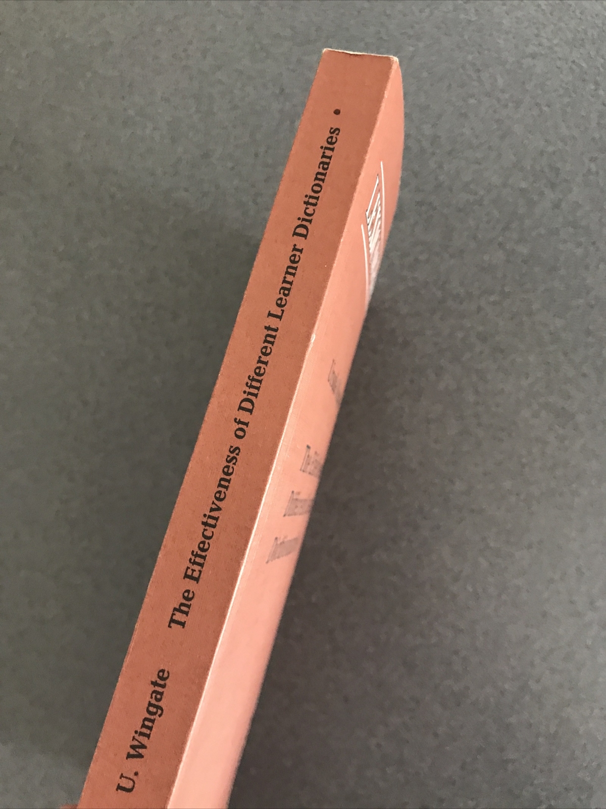 RARE BOOK The Effectiveness of Different Learner Dictionaries (Lexicographica)