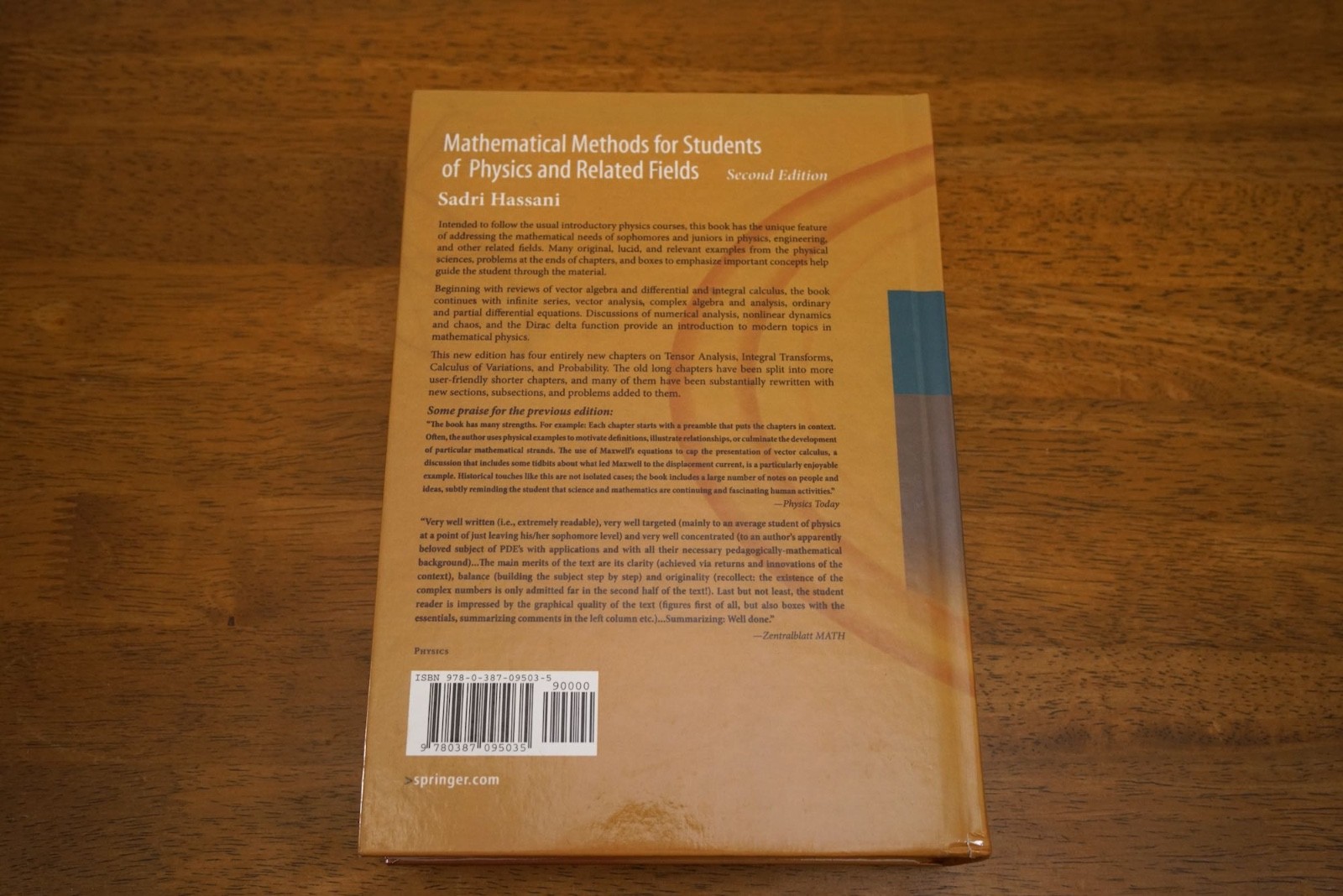 MATHS – Springer – Mathematical Methods Students of Physics and Related Fields