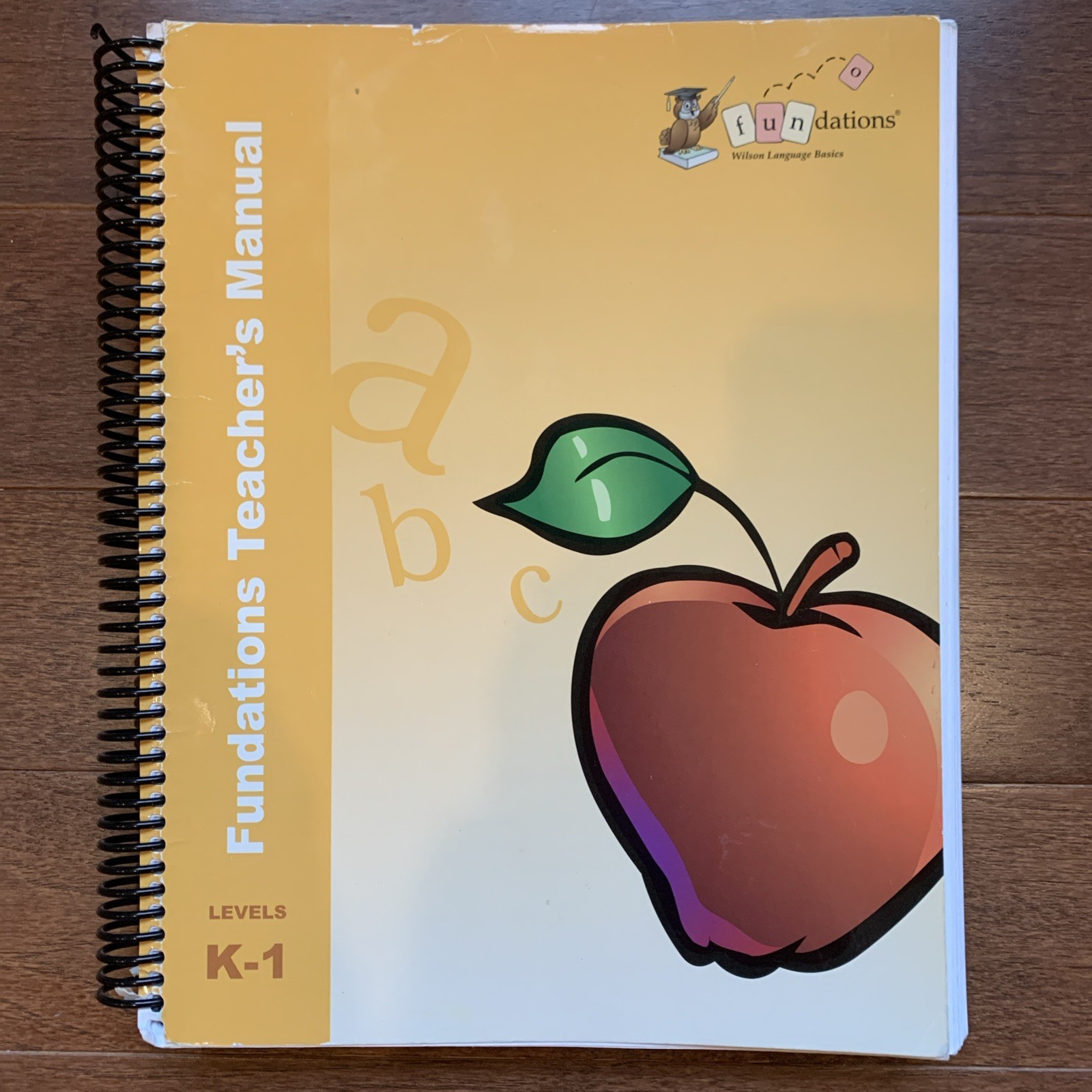 Fundations Teacher’s Manual K-1, by Barbara A. Wilson 2006 spiral bound