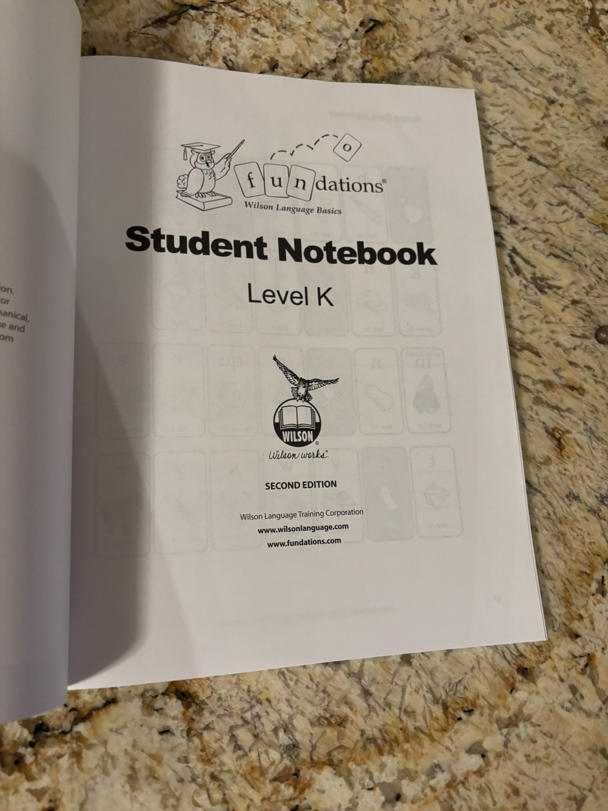 NEW 3 Wilson Fundations Books: 1 Student K Notebook 2 Composition Bks Level 1-2