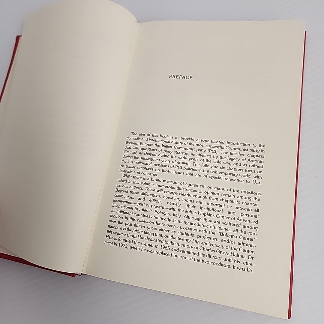 The Italian Communist Party: Yesterday, Today, & Tomorrow Serfaty Hardcover 1980